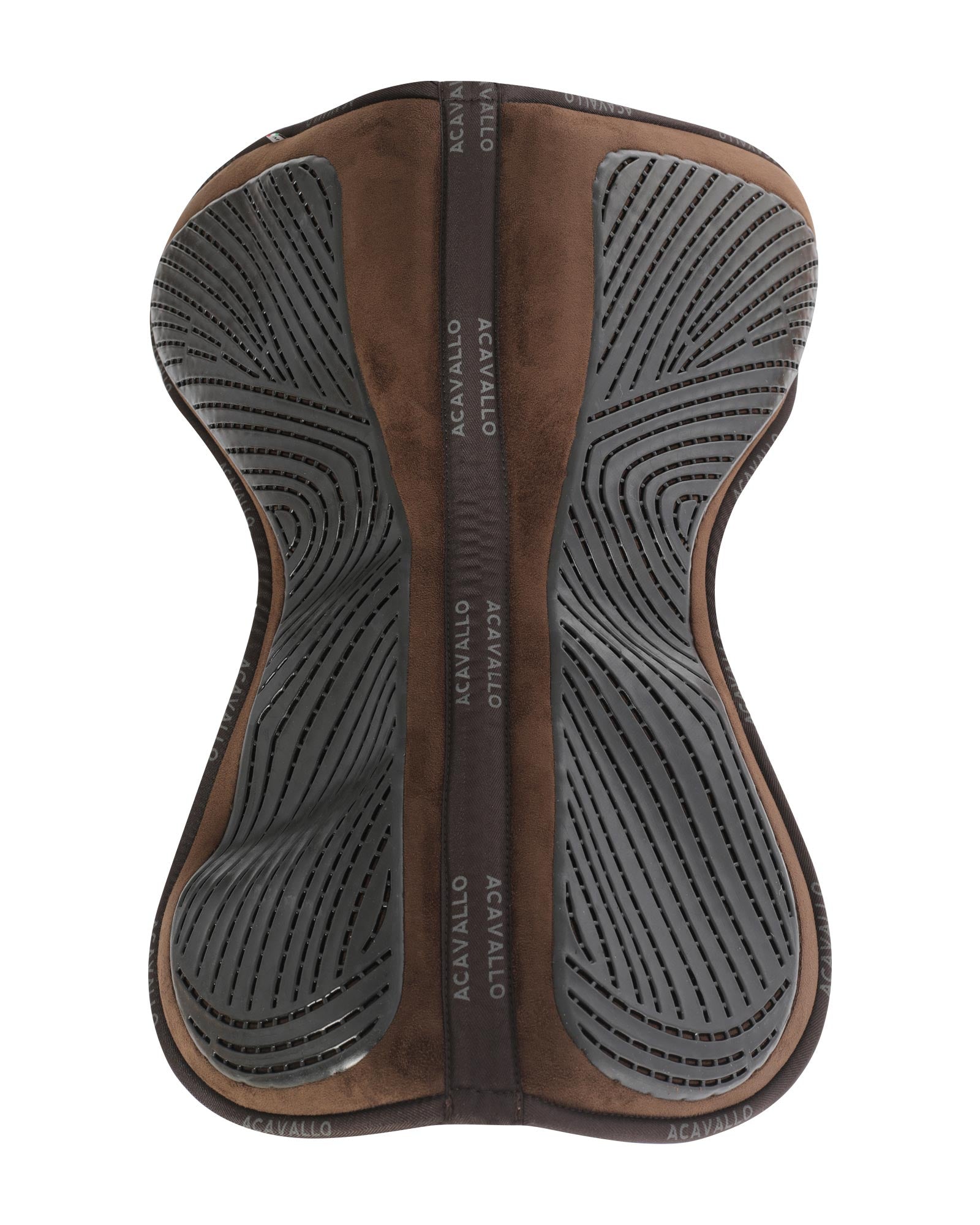 Acavallo Pad Mf Jccs Cw-Cs Suede Gel Grip Flat Brown