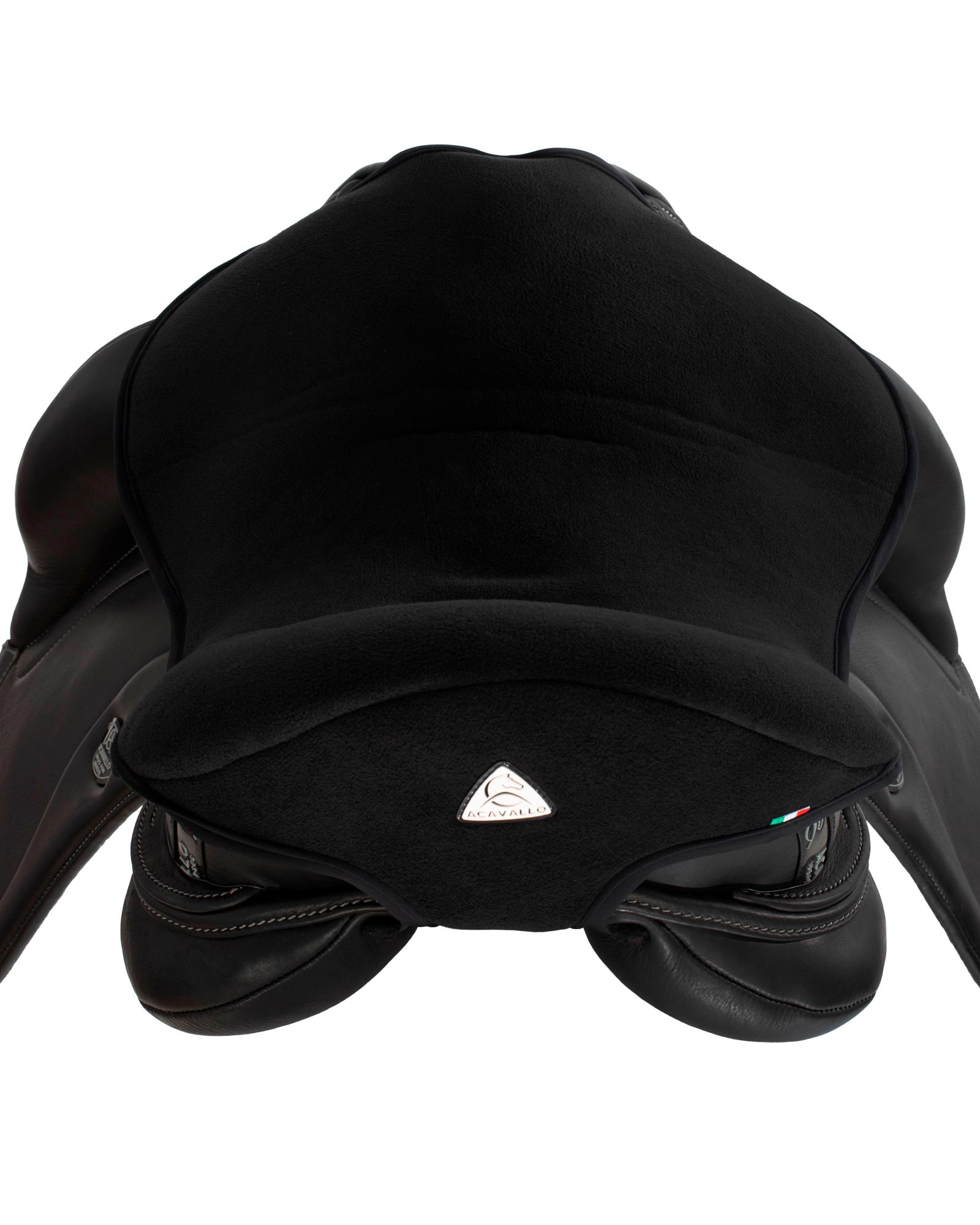 Acavallo Ortho-Coccyx Seat Saver Dressage Classic Gel-In Dri-Lex 20mm Black