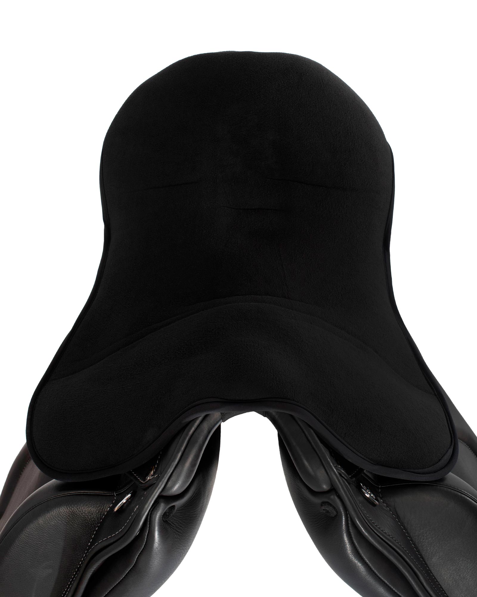 Acavallo Ortho-Coccyx Seat Saver Dressage Classic Gel-In Dri-Lex 20mm Black