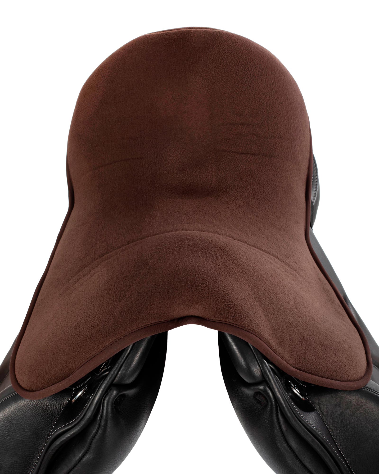 Acavallo Ortho-Coccyx Seat Saver Dressage Classic Gel-In Dri-Lex 20mm Brown