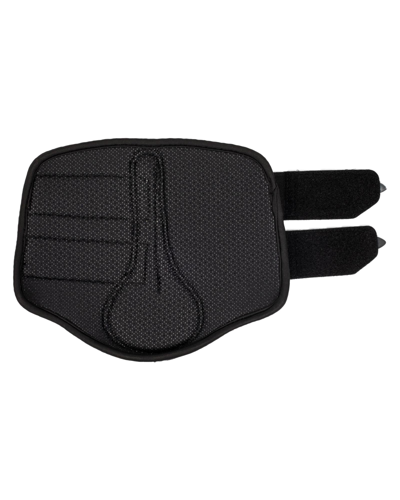 Acavallo Front Brushing Boots Perforated Neoprene Black