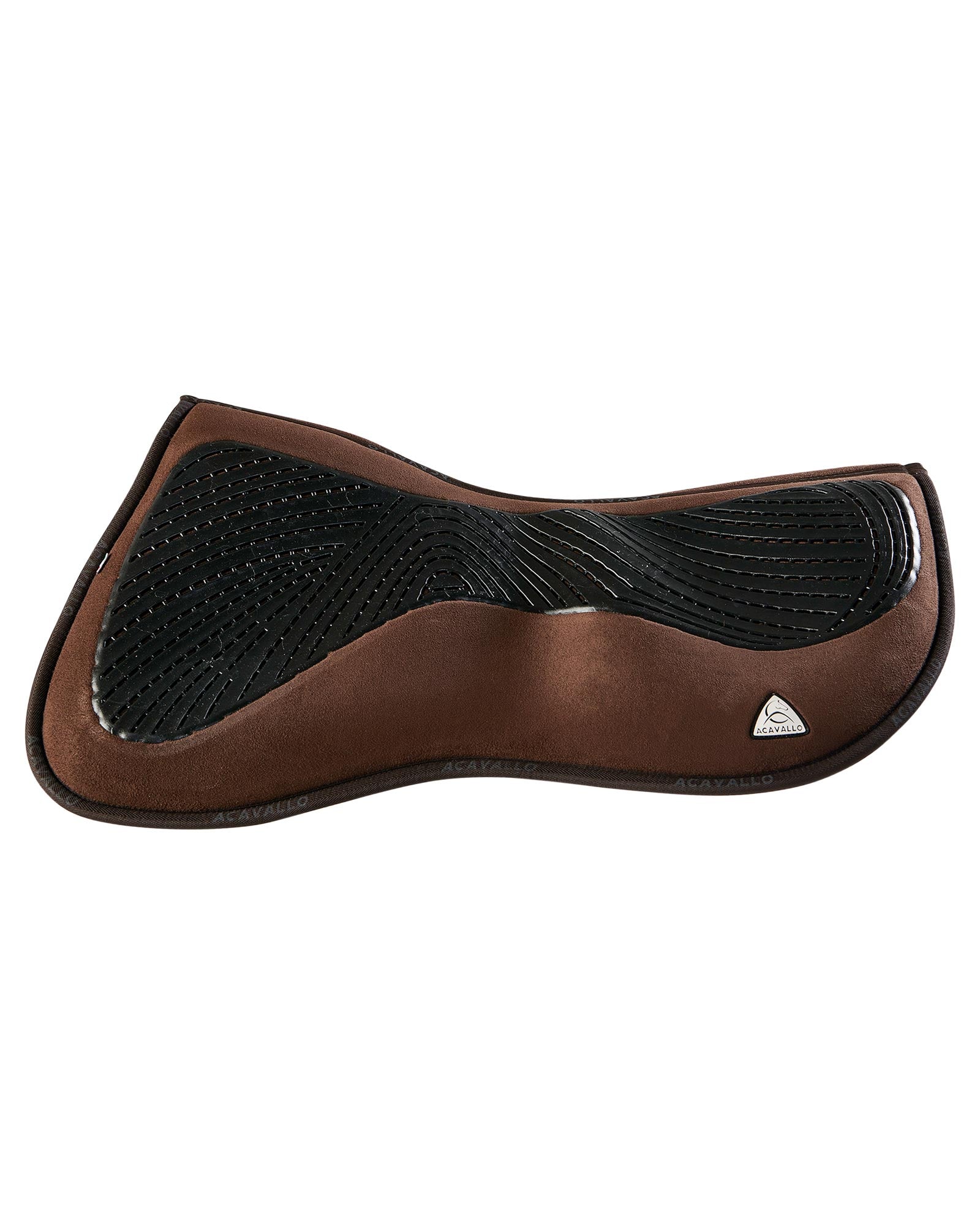 Acavallo Pad Mf Hps Cw-Cs Suede Gel Grip Flat Brown