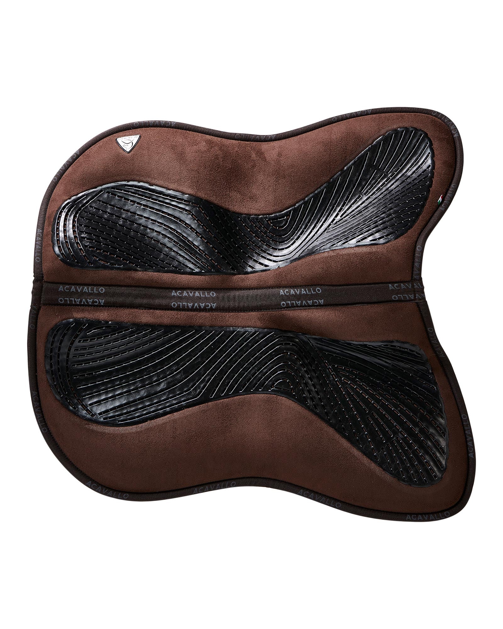 Acavallo Pad Mf Hps Cw-Cs Suede Gel Grip Flat Brown