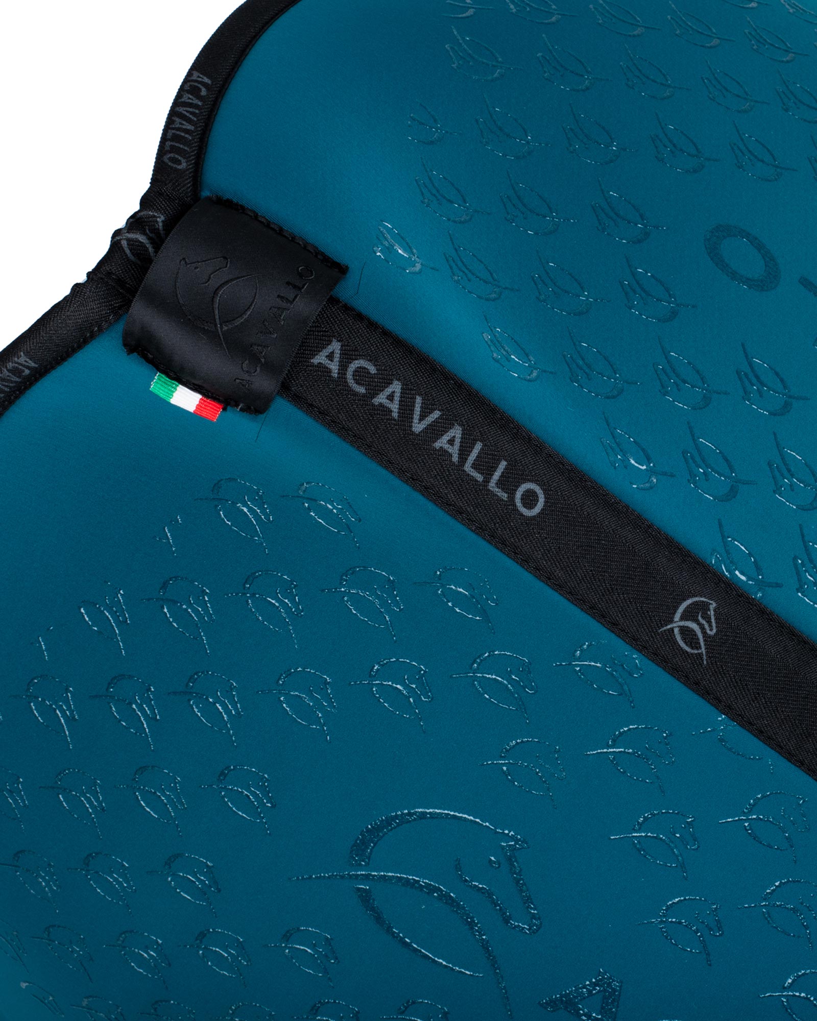 Acavallo Saddle Pad Ds Cw-Cs Elastane & Bamboo Silicone Grip Petrol/Black