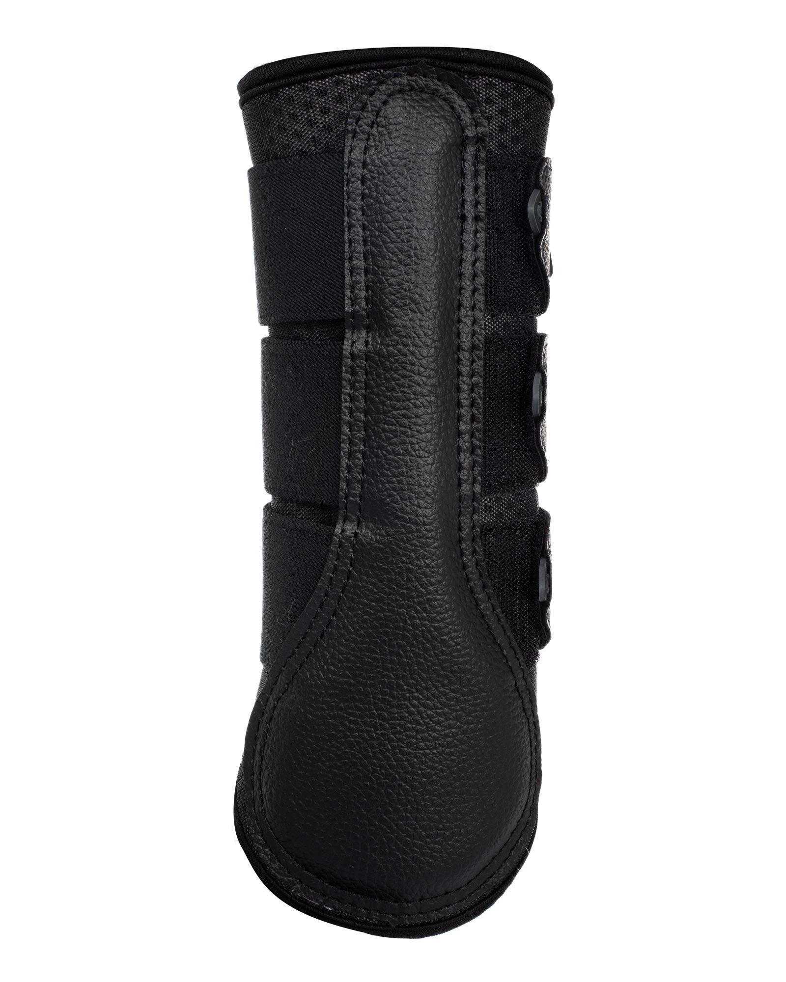 Acavallo Hind Brushing Boots Perforated Neoprene Black