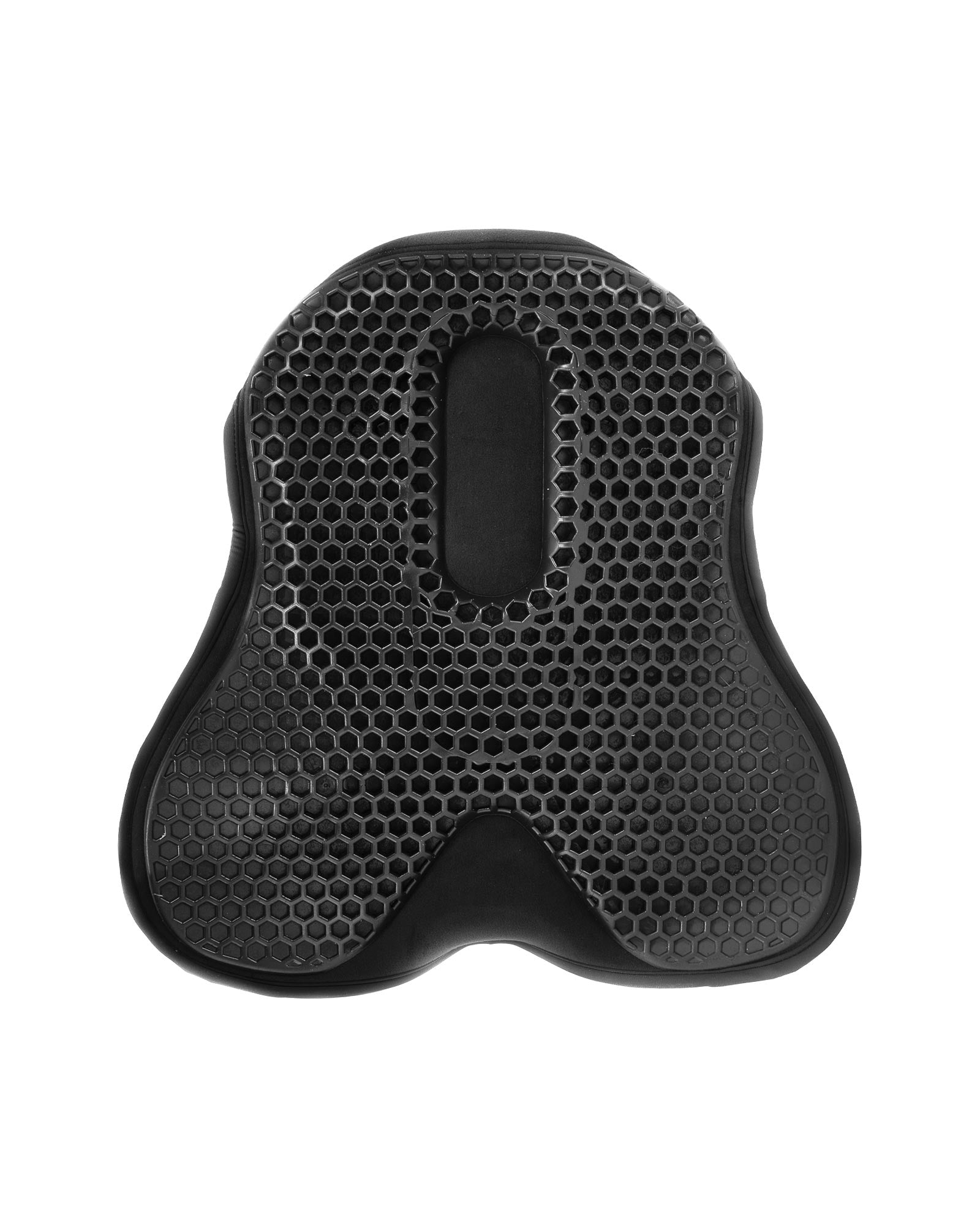 Acavallo Ortho-Coccyx Seat Saver Dressage Hexagonal Gel-Out Dri-Lex 20mm Black