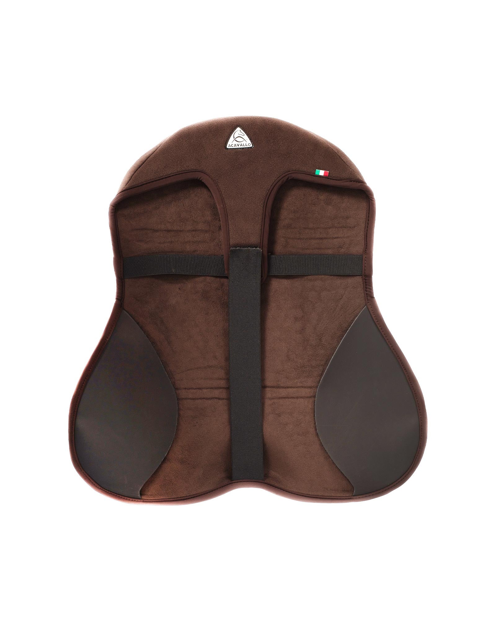 Acavallo Ortho-Coccyx Seat Saver Dressage Hexagonal Gel-Out Dri-Lex 20mm Brown