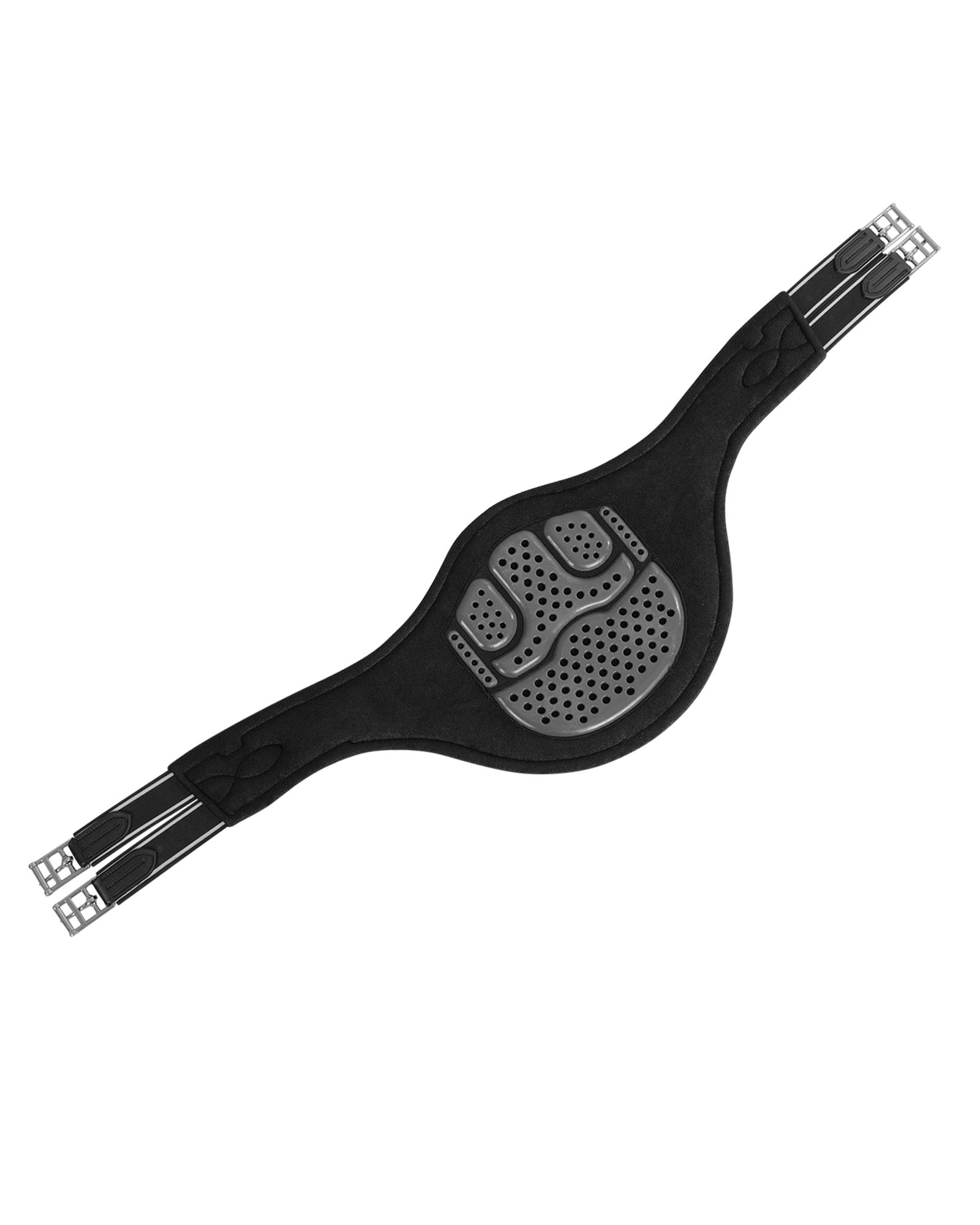 Acavallo Jumping Stud Guard Girth Gel Classic Pvc Black