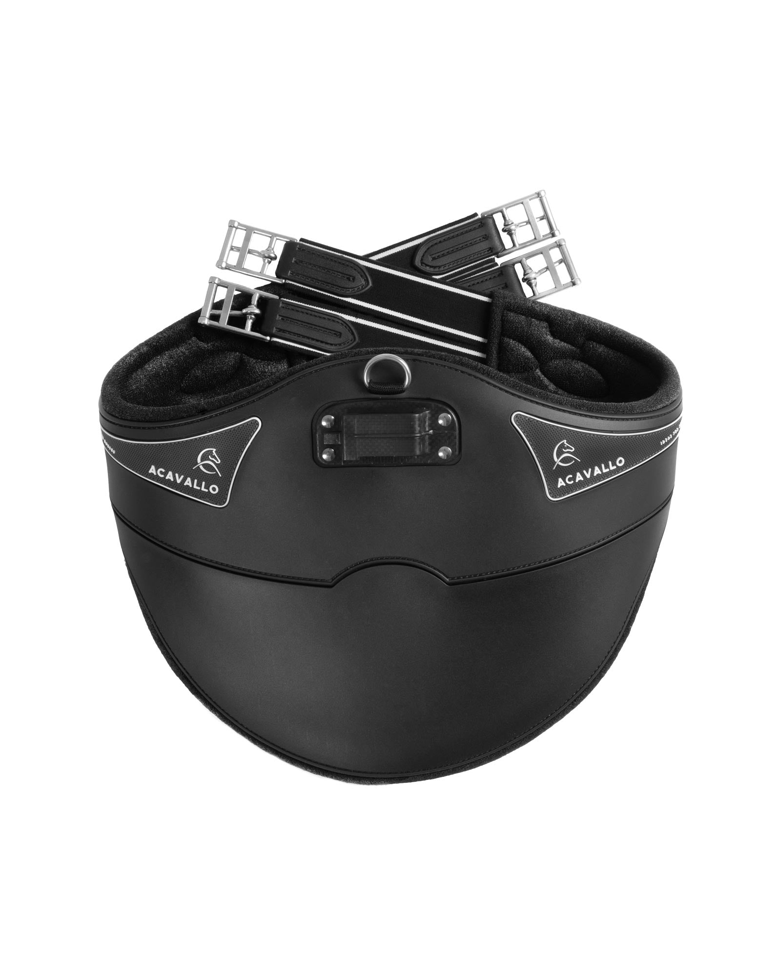 Acavallo Jumping Stud Guard Girth Gel Classic Pvc Black