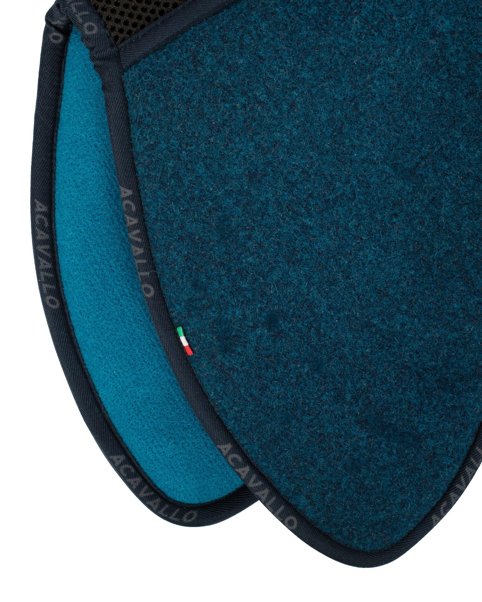 Acavallo Pad Mf Jccs Cw-3Ds Double Felt Flat Navy/Petrol