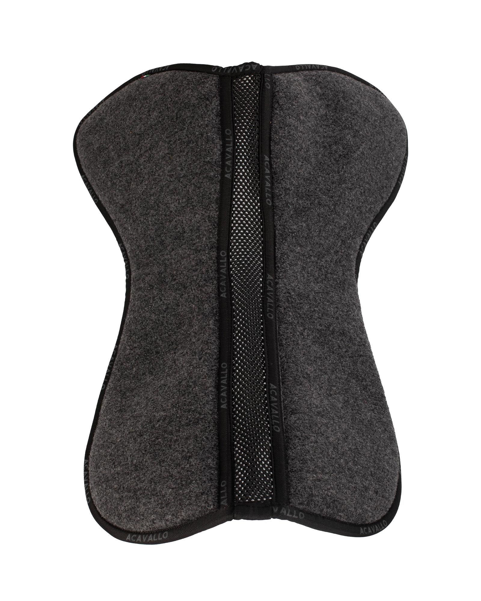 Acavallo Pad Mf Jccs Cw-3Ds Double Felt Flat Charcoal/Grey