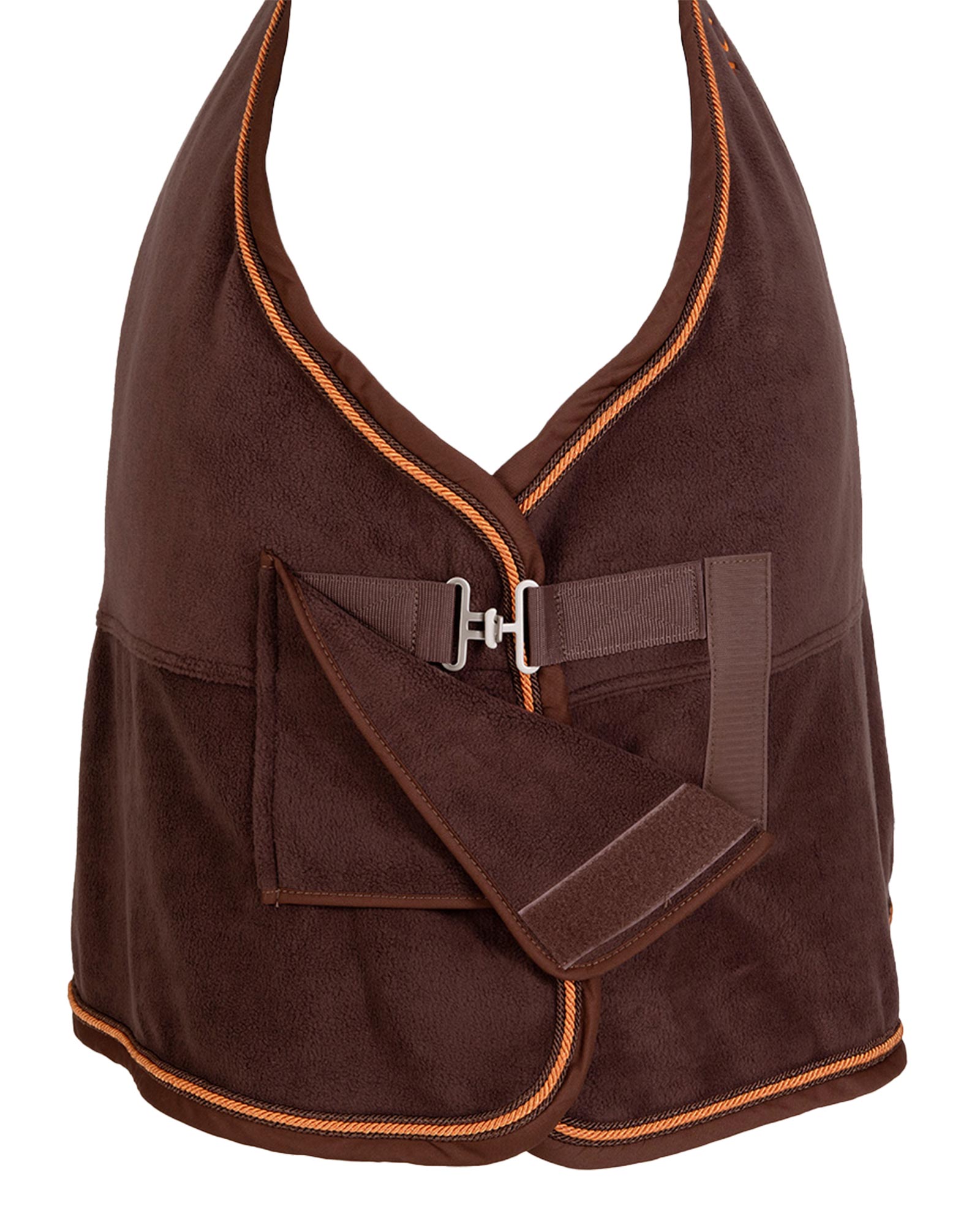 Acavallo Fleece Stable Rug 800G Brown/Orange