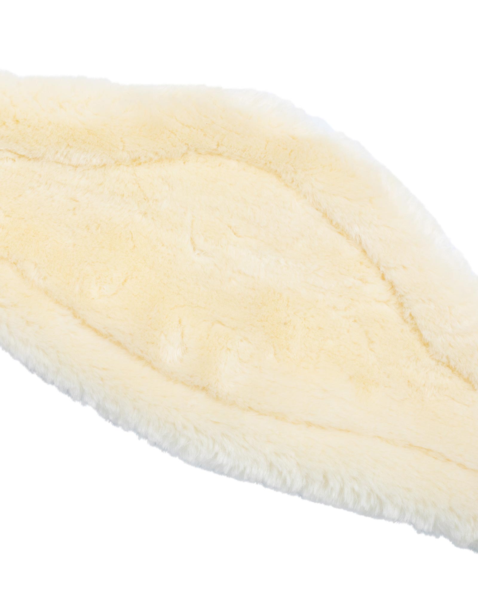 Acavallo Jumping Girth Leather & Removable Faux Sheepskin Black