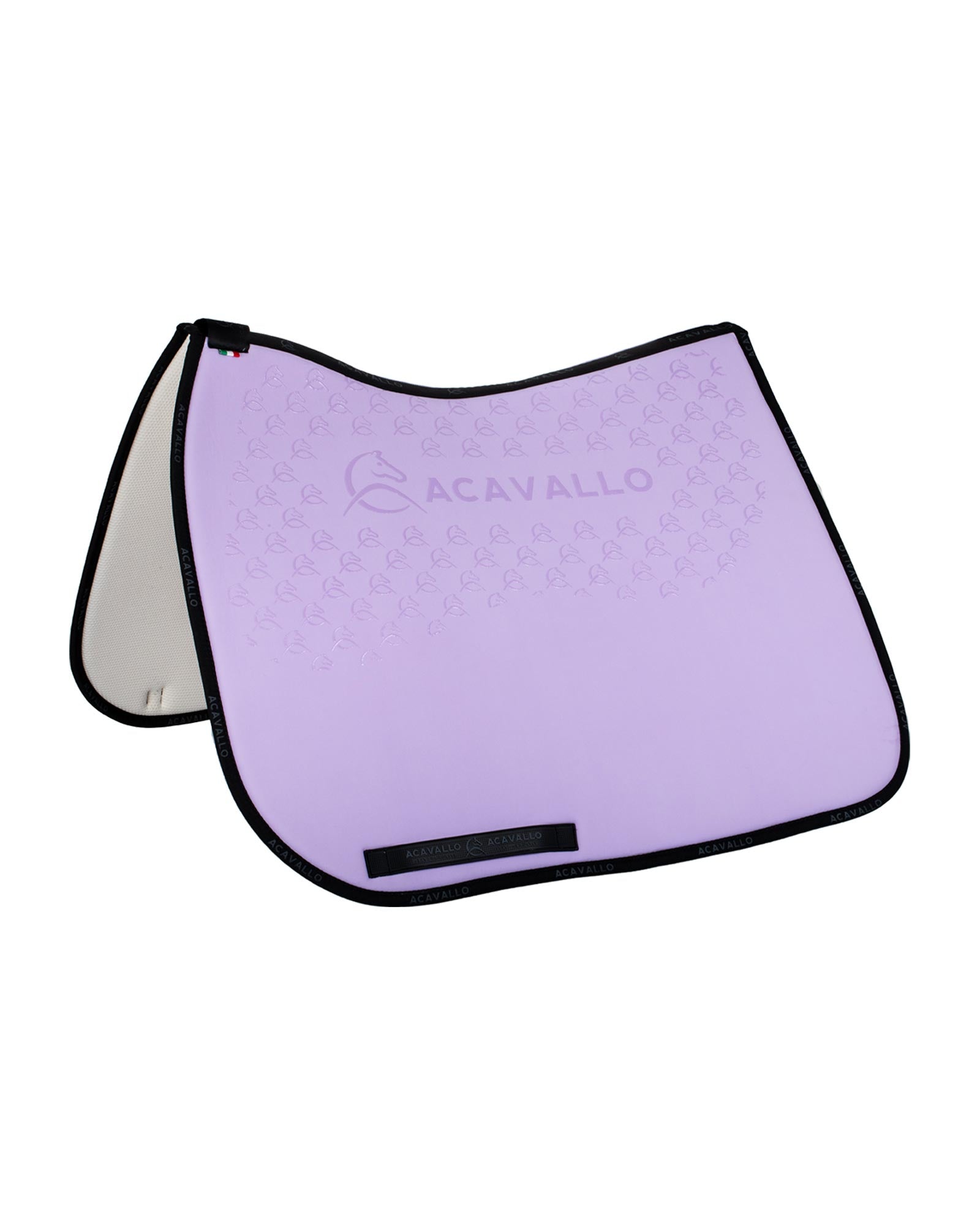 Acavallo Saddle Pad Ds Cw-Cs Elastane & Bamboo Silicone Grip Lilac/Black