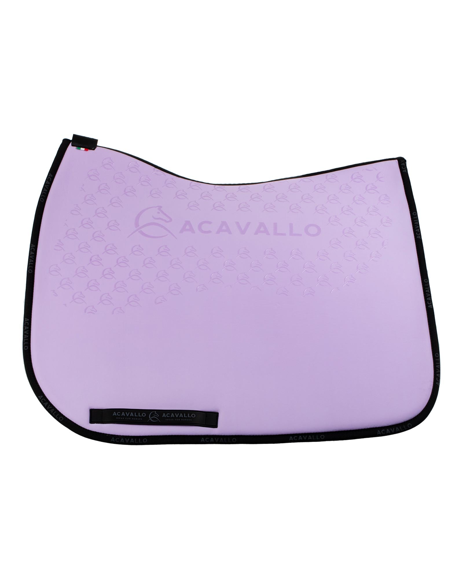 Acavallo Saddle Pad Ds Cw-Cs Elastane & Bamboo Silicone Grip Lilac/Black