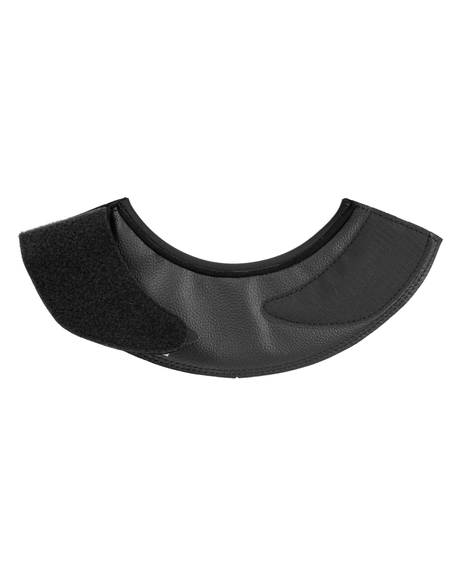 Acavallo Bell Boots Eco-Leather & Hook-And-Loop Closure Black