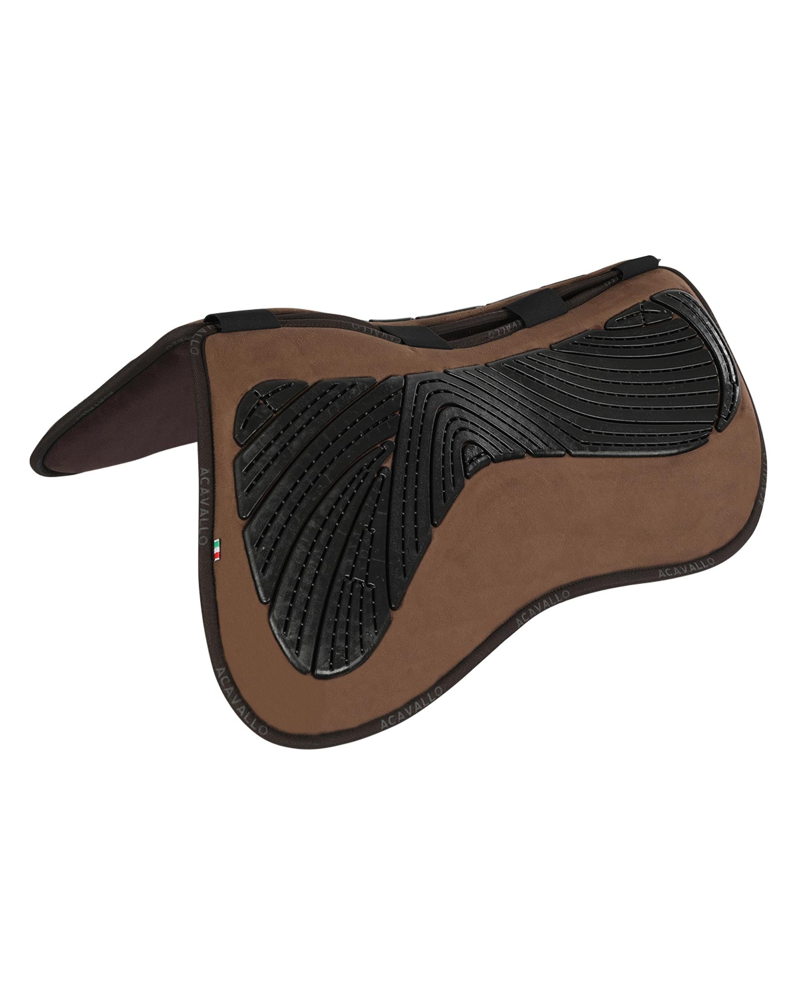 Acavallo Pad Mf Hps Cw-Fs Suede Gel Grip Flat Brown