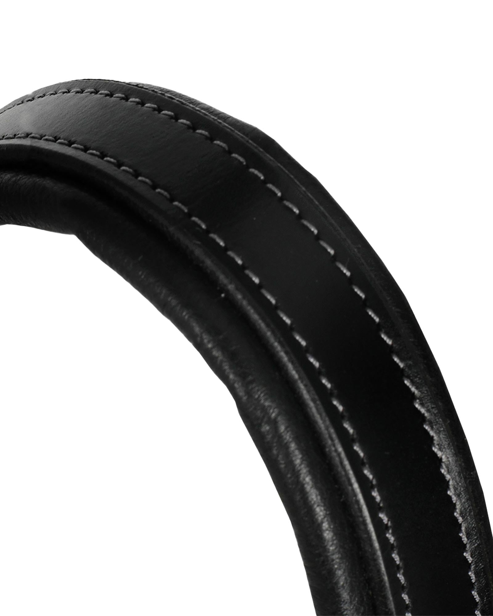 Acavallo Halter Anatomical Leather Rope Noseband Black