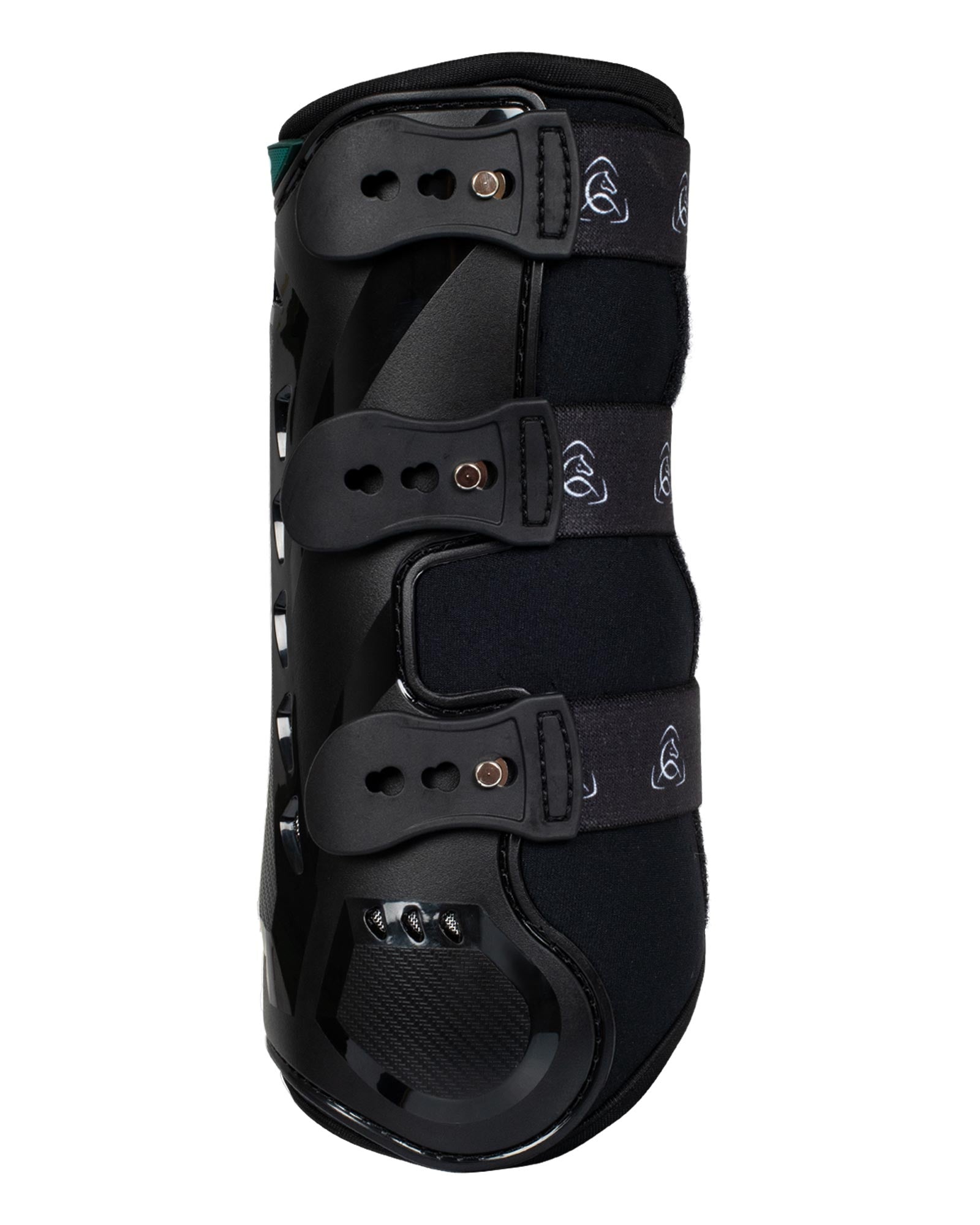 Acavallo Anatomical Front Dressage Boots Black