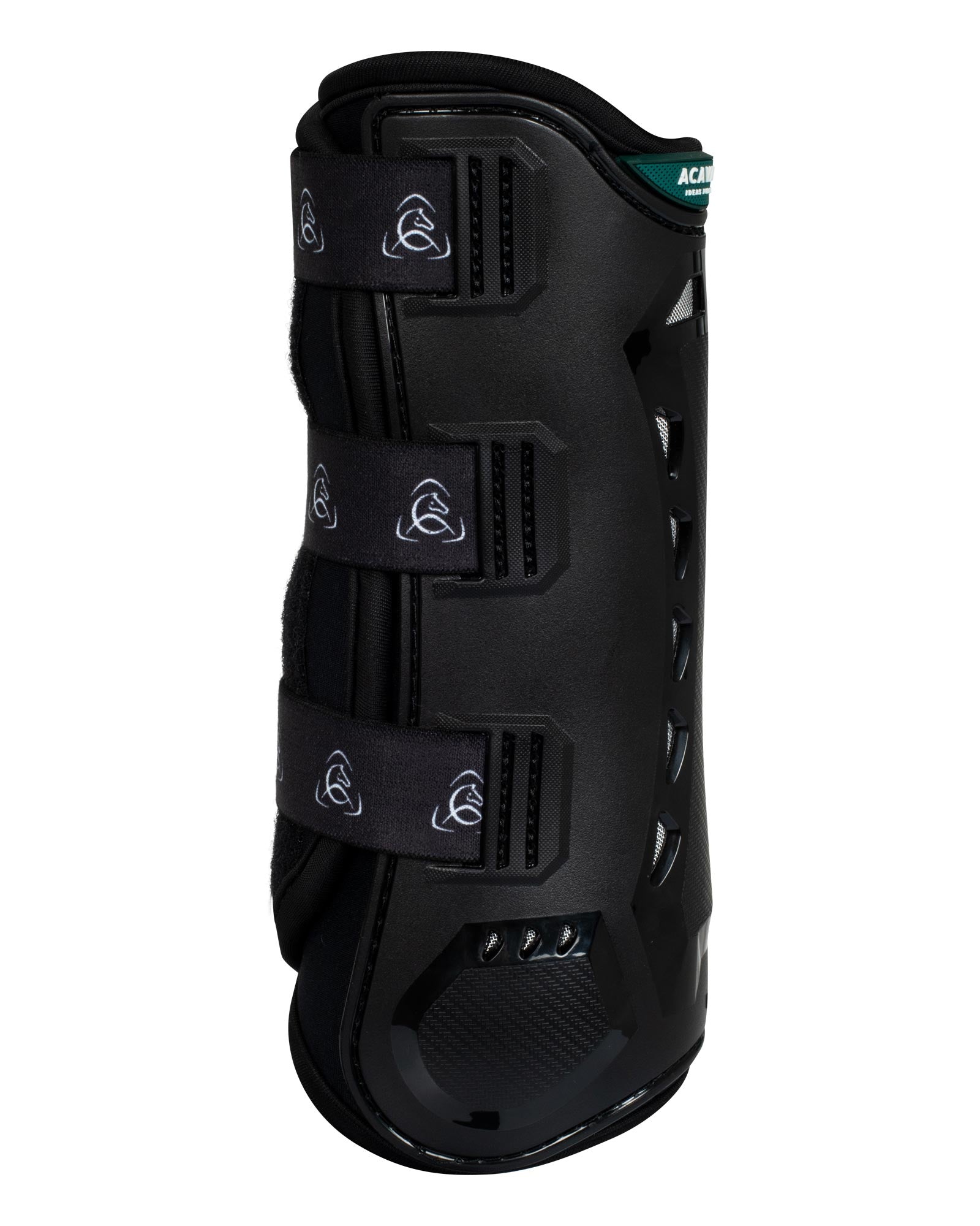 Acavallo Anatomical Front Dressage Boots Black