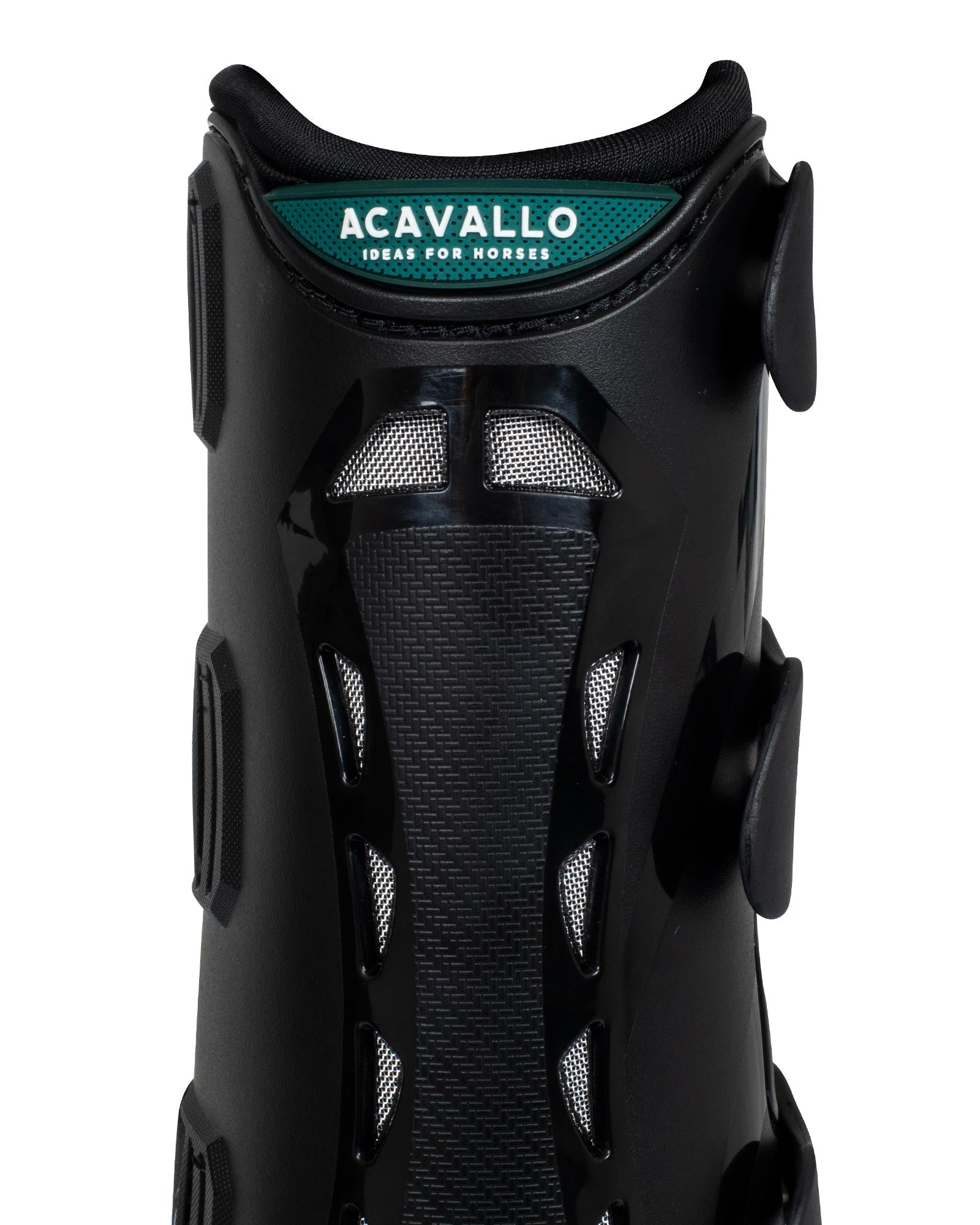 Acavallo Anatomical Front Dressage Boots Black
