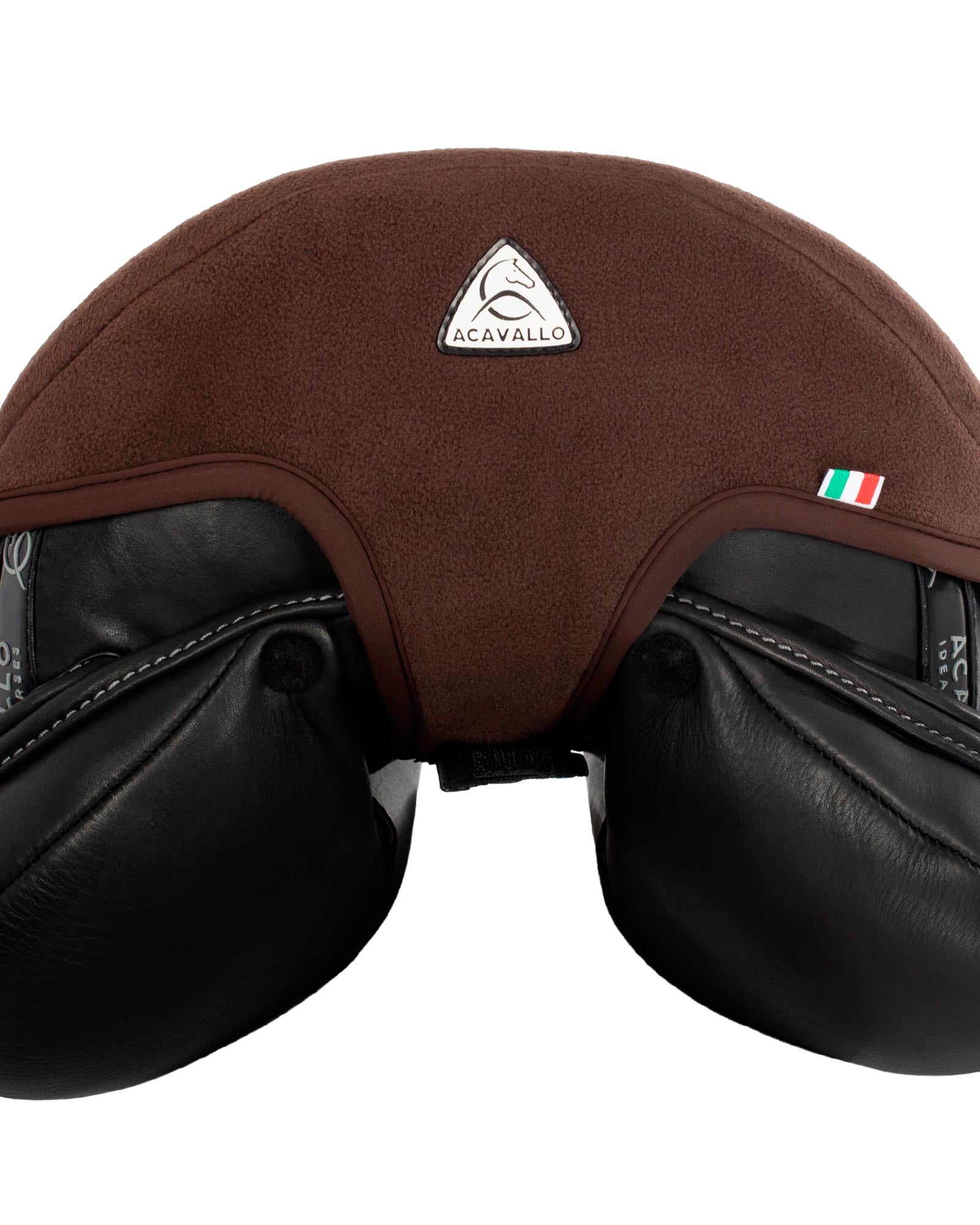 Acavallo Ortho-Pubis Seat Saver Dressage Classic Gel-In Dri-Lex 20mm Brown