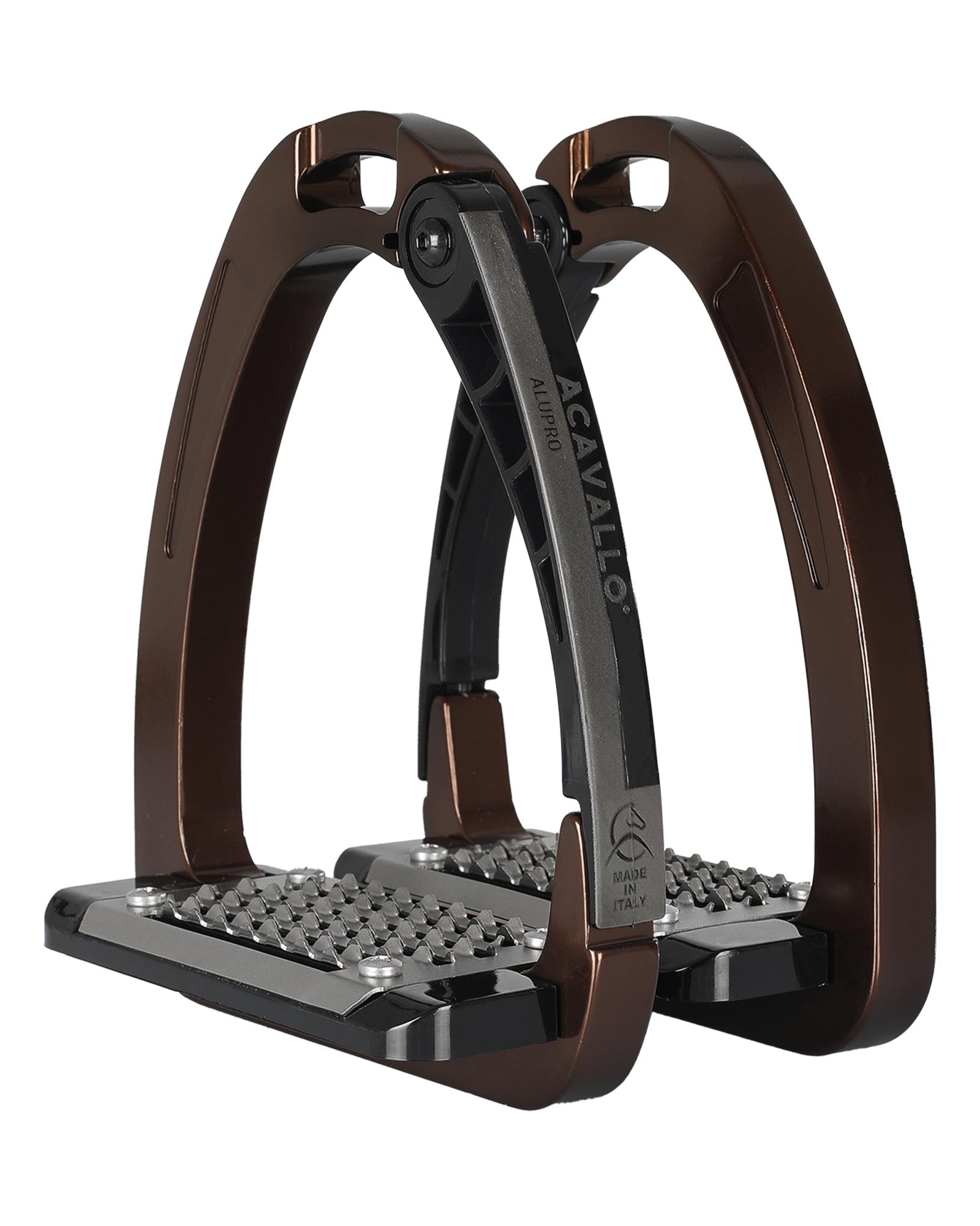 Acavallo Arena Alupro Stirrups Brown