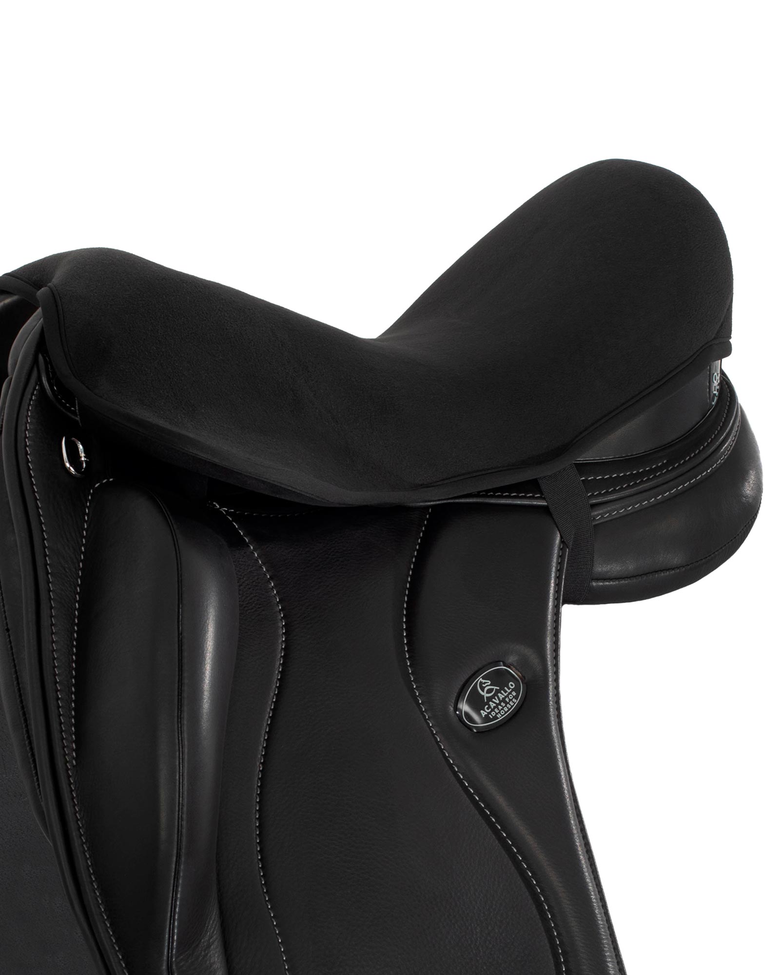 Acavallo Dressage 10mm Gel Seat Saver Dri-Lex Black