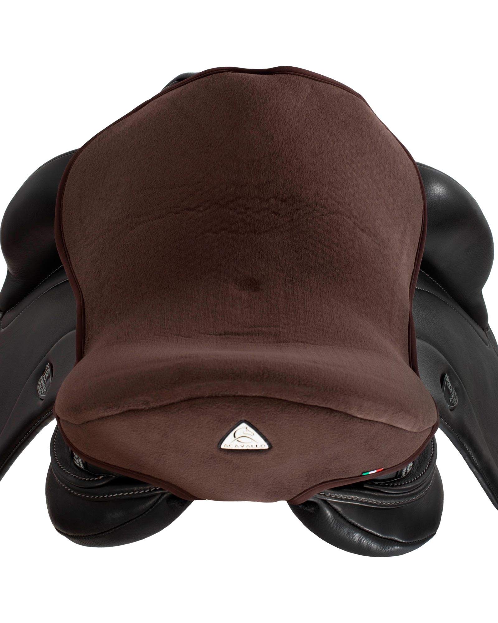 Acavallo Dressage 10mm Gel Seat Saver Dri-Lex Brown