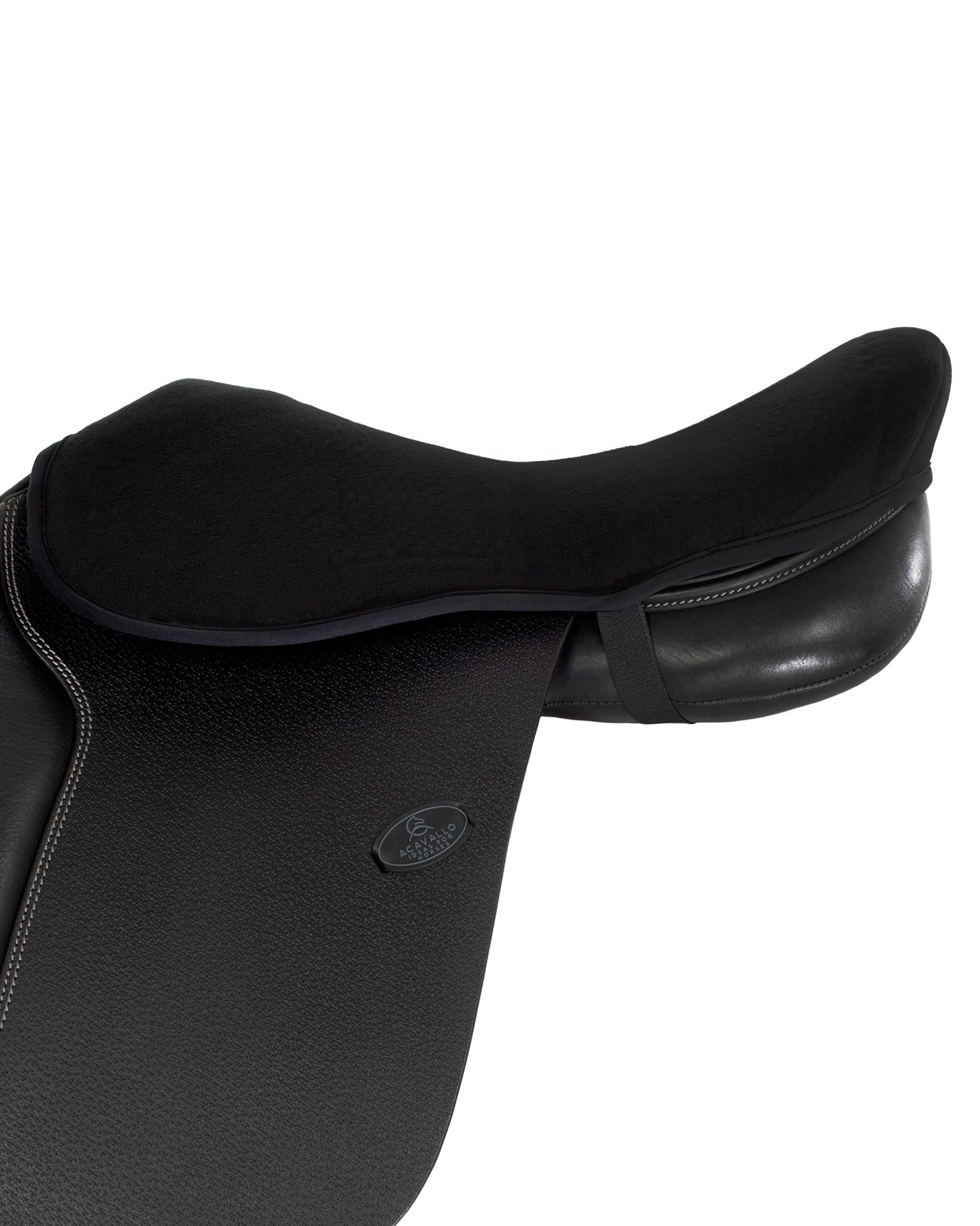 Acavallo Standard Seat Saver Jumping Classic Gel-In Dri-Lex 10mm Black
