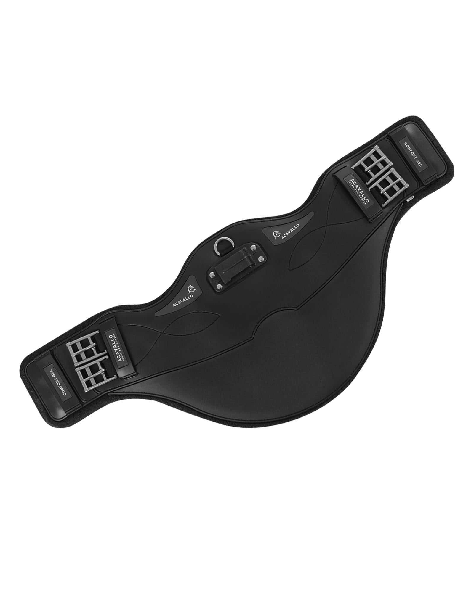 Acavallo All Purpose Short Girth Classic Gel PVC Black