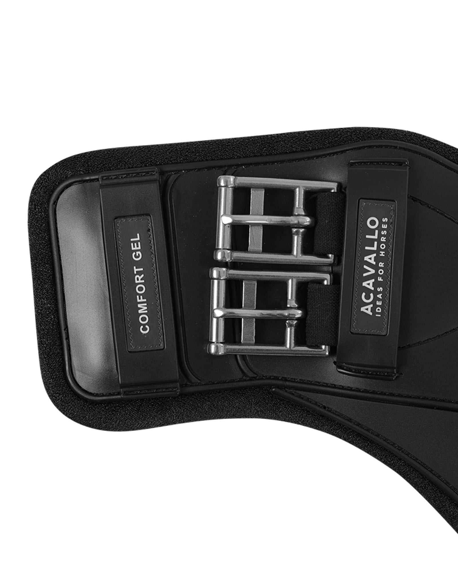 Acavallo All Purpose Short Girth Classic Gel PVC Black