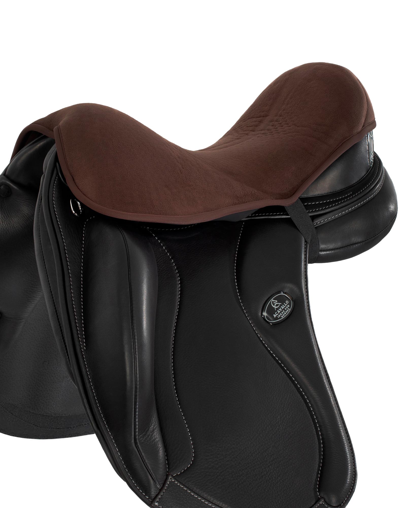 Acavallo Standard Seat Saver Dressage Classic Gel-In Dri-Lex 20mm Brown