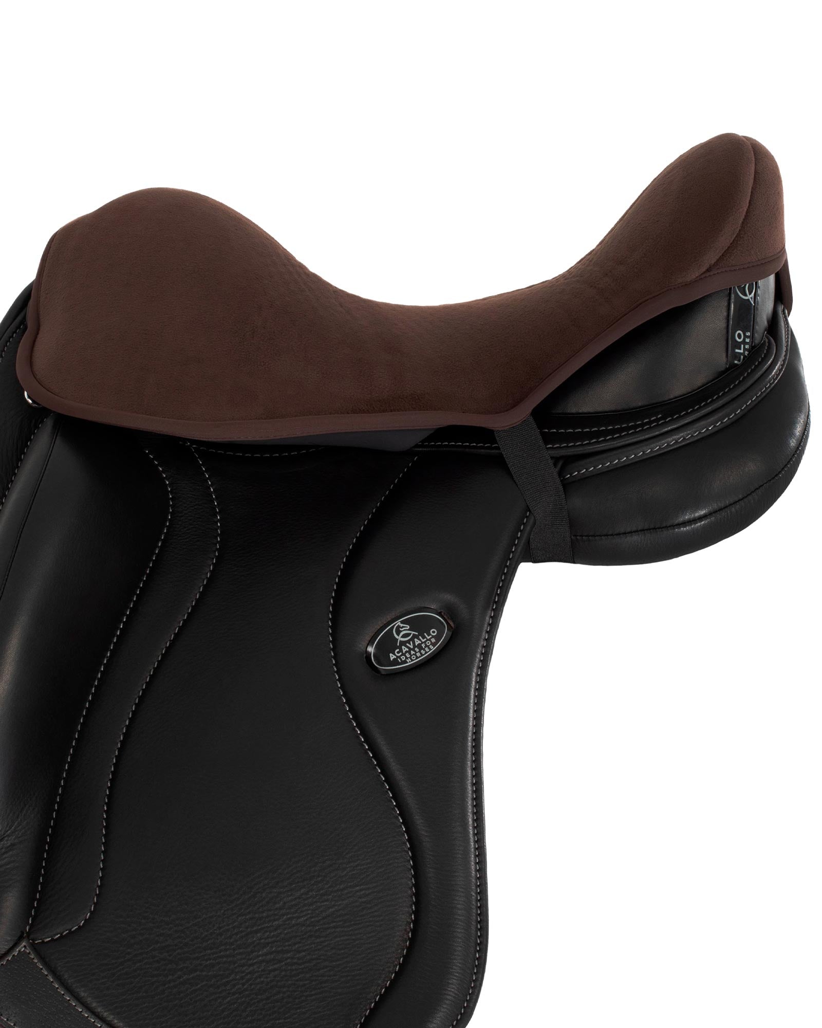 Acavallo Standard Seat Saver Dressage Classic Gel-In Dri-Lex 20mm Brown