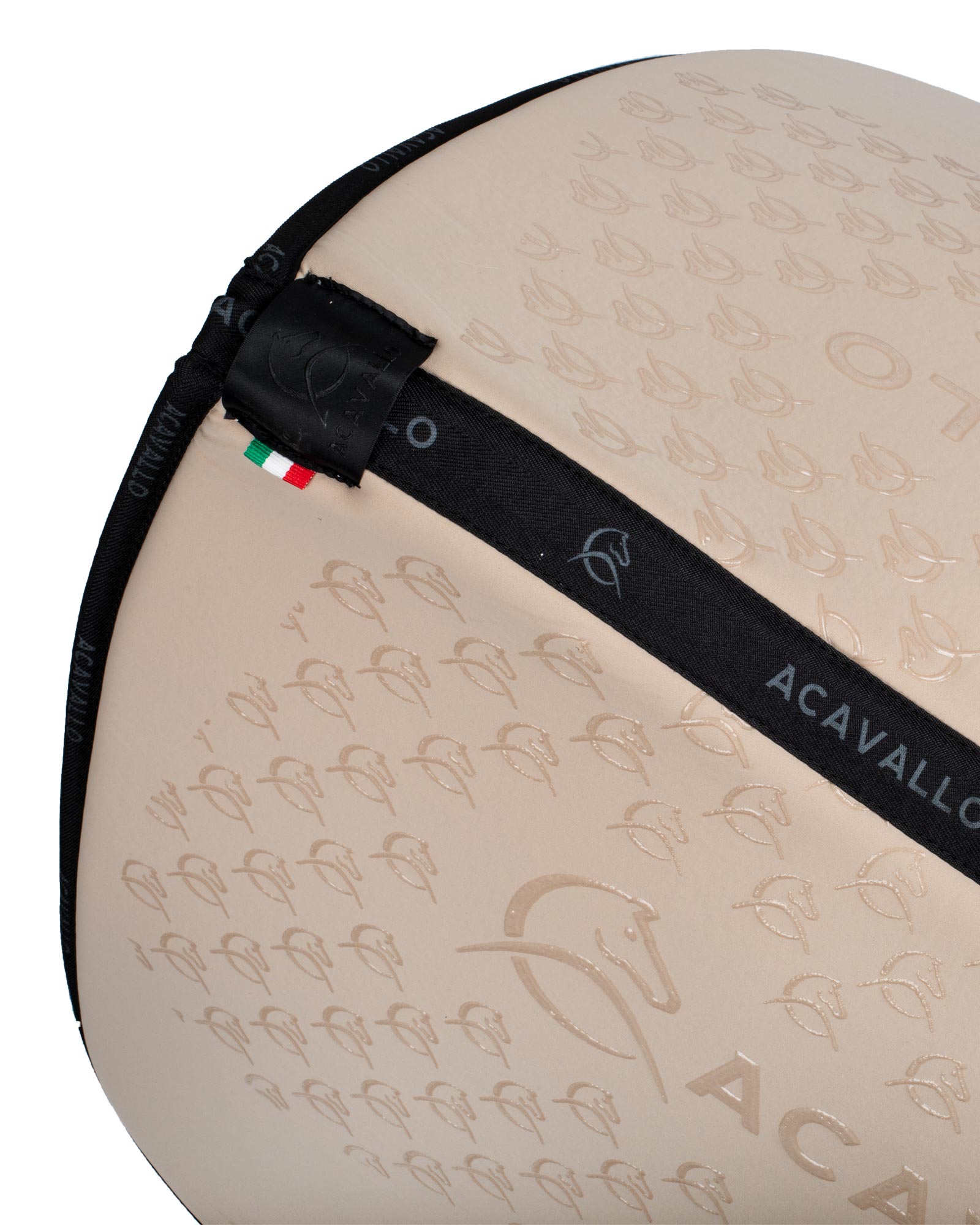 Acavallo Saddle Pad Ds Cw-Cs Elastane & Bamboo Silicone Grip Sand/Black