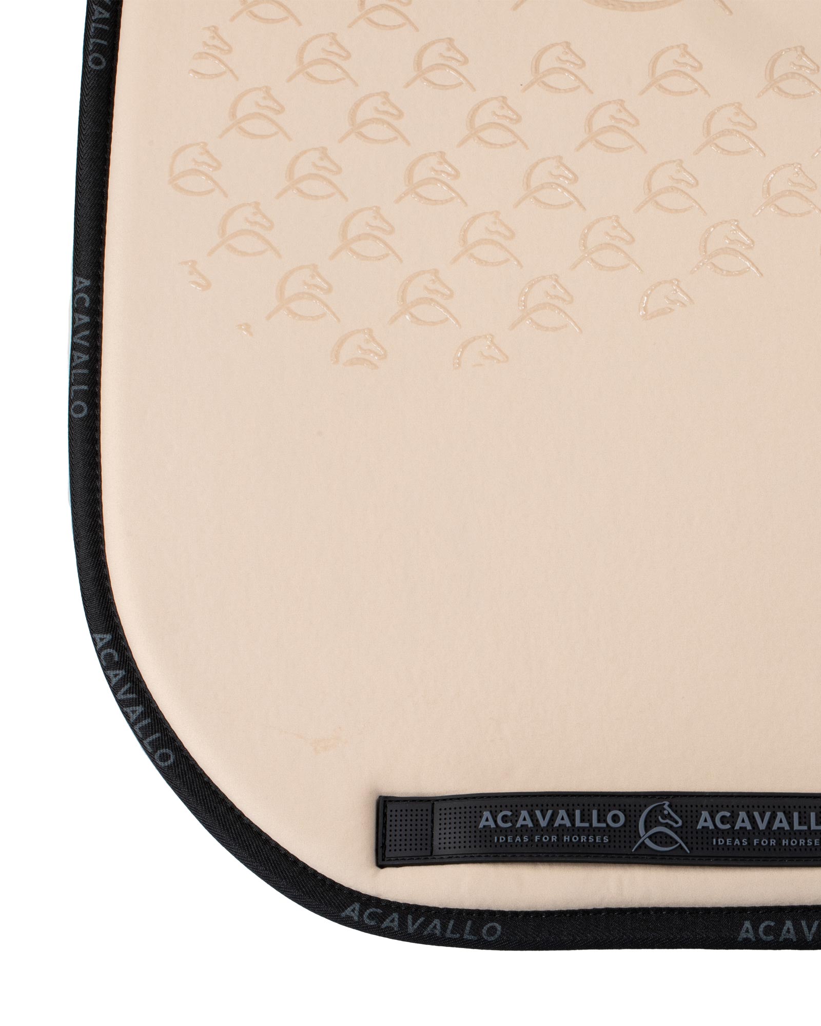 Acavallo Saddle Pad Ds Cw-Cs Elastane & Bamboo Silicone Grip Sand/Black