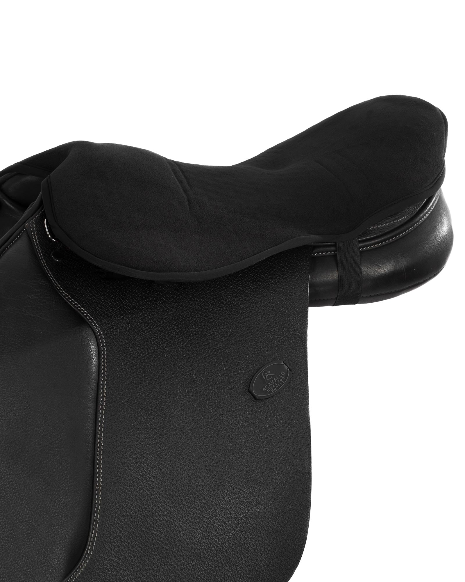Acavallo Ortho-Coccyx Seat Saver Jumping Classic Gel-In Dri-Lex 20mm Black