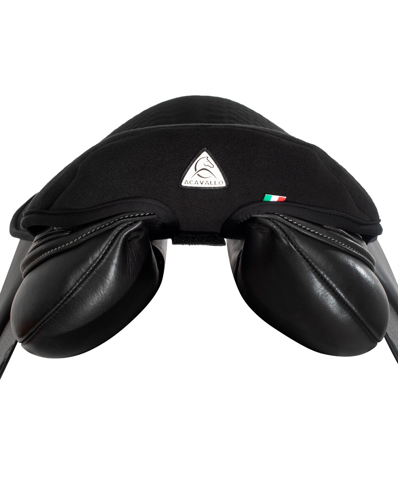 Acavallo Standard Seat Saver Jumping Classic Gel-In Dri-Lex 20Mm Black Large