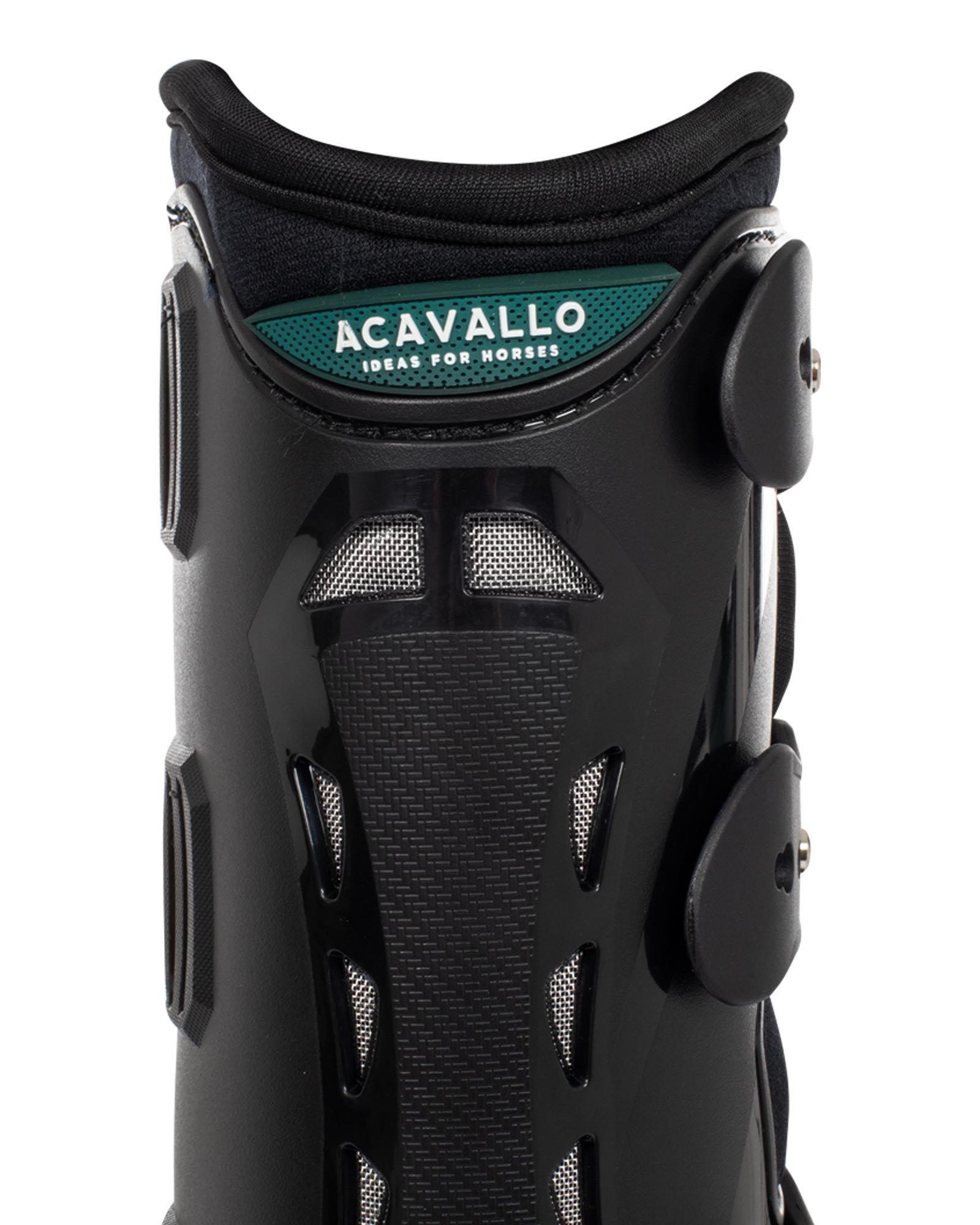 Acavallo Anatomical Hind Dressage Boots Black