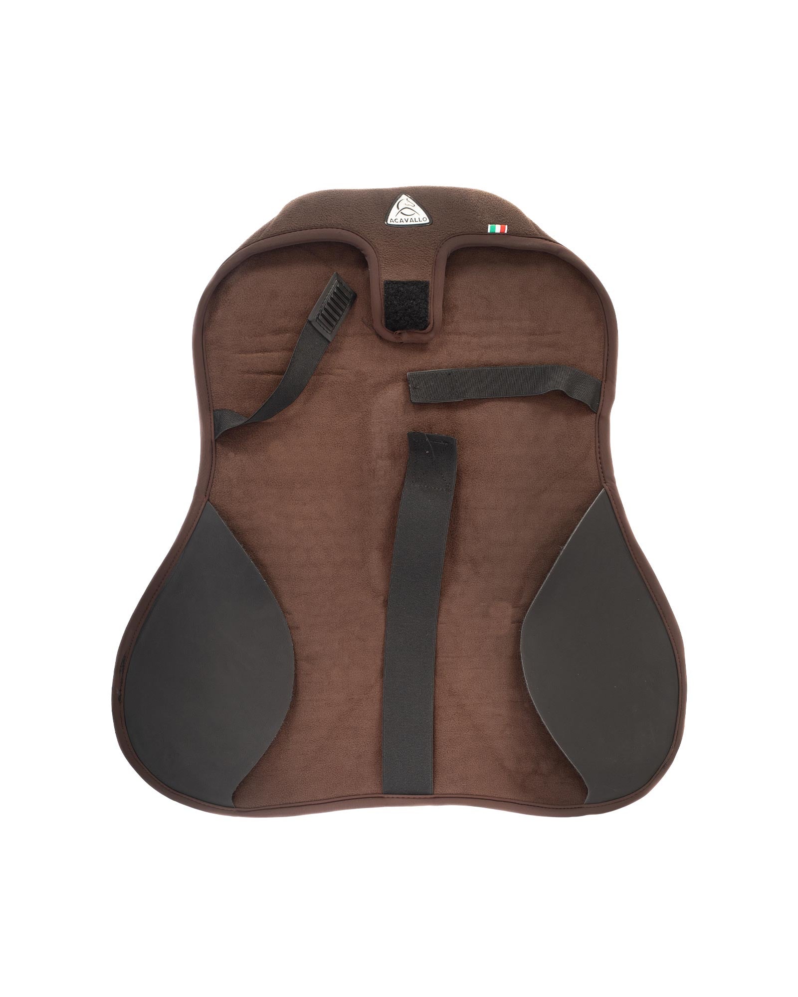 Acavallo Ortho-Pubis Seat Saver Jumping Hexagonal Gel-Out Dri-Lex 20mm Brown