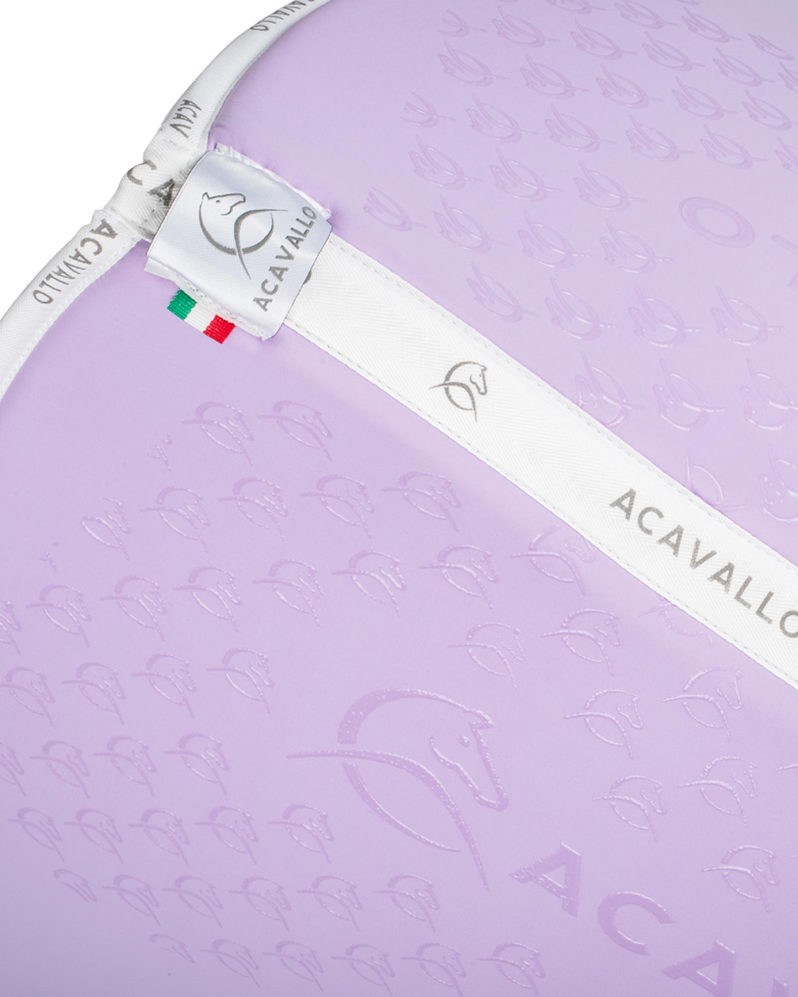 Acavallo Saddle Pad Ds Cw-Cs Elastane & Bamboo Silicone Grip Lilac/White