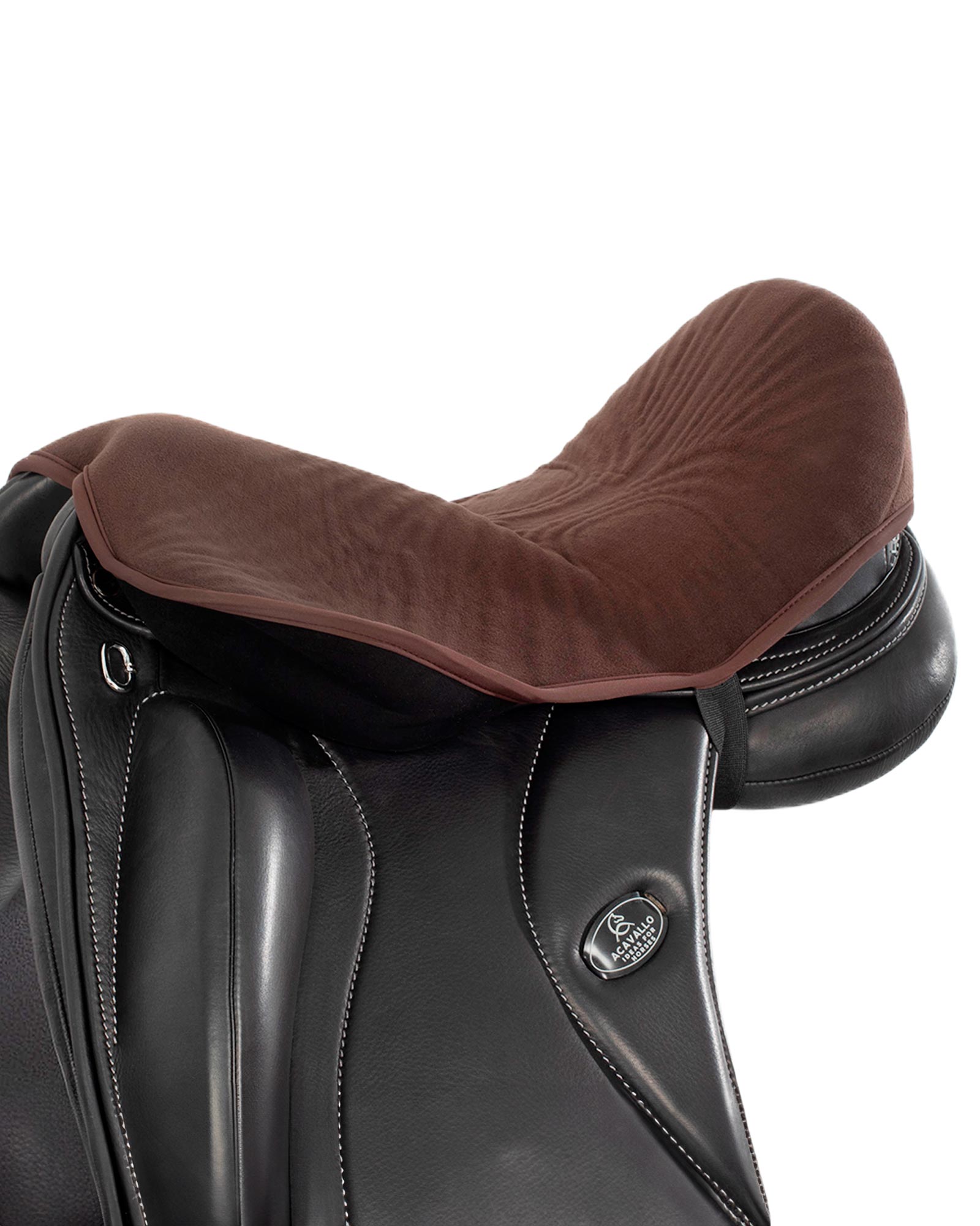 Acavallo Standard Seat Saver Dressage Air Plus Gel-In Dri-Lex 10mm Brown