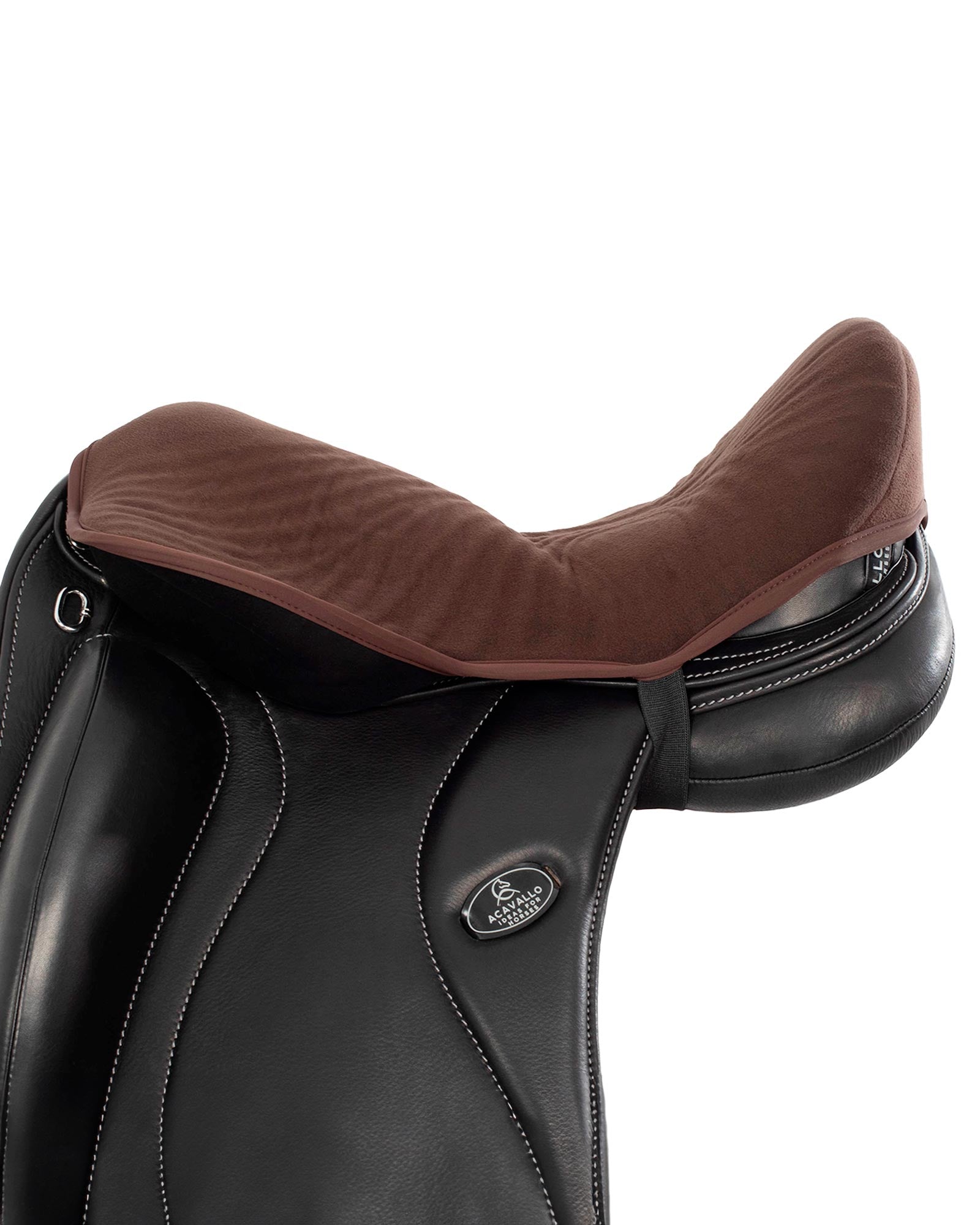 Acavallo Standard Seat Saver Dressage Air Plus Gel-In Dri-Lex 10mm Brown