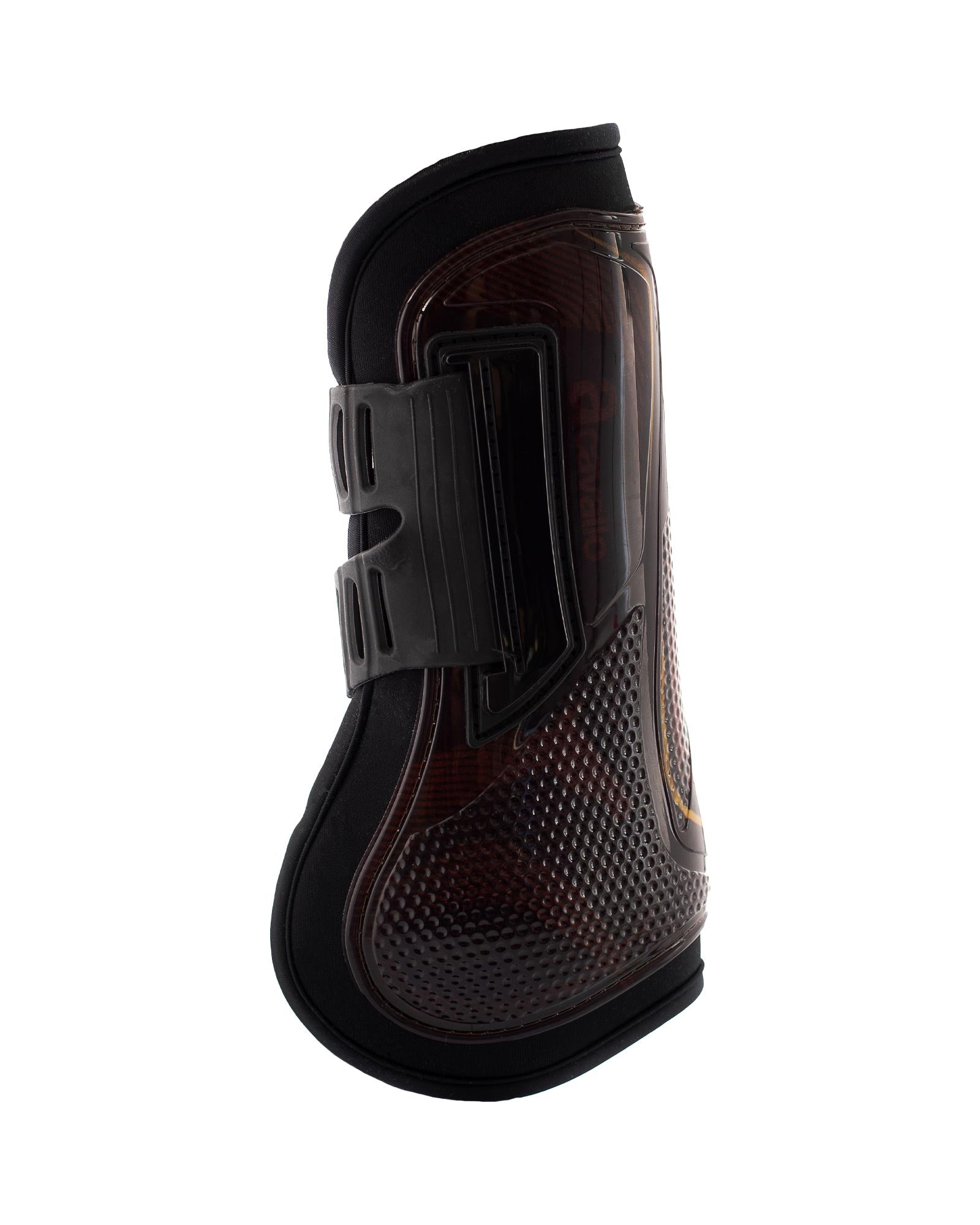 Acavallo Opera Tendon Boots Elastic And Button Fastening Brown/Titanium Gold