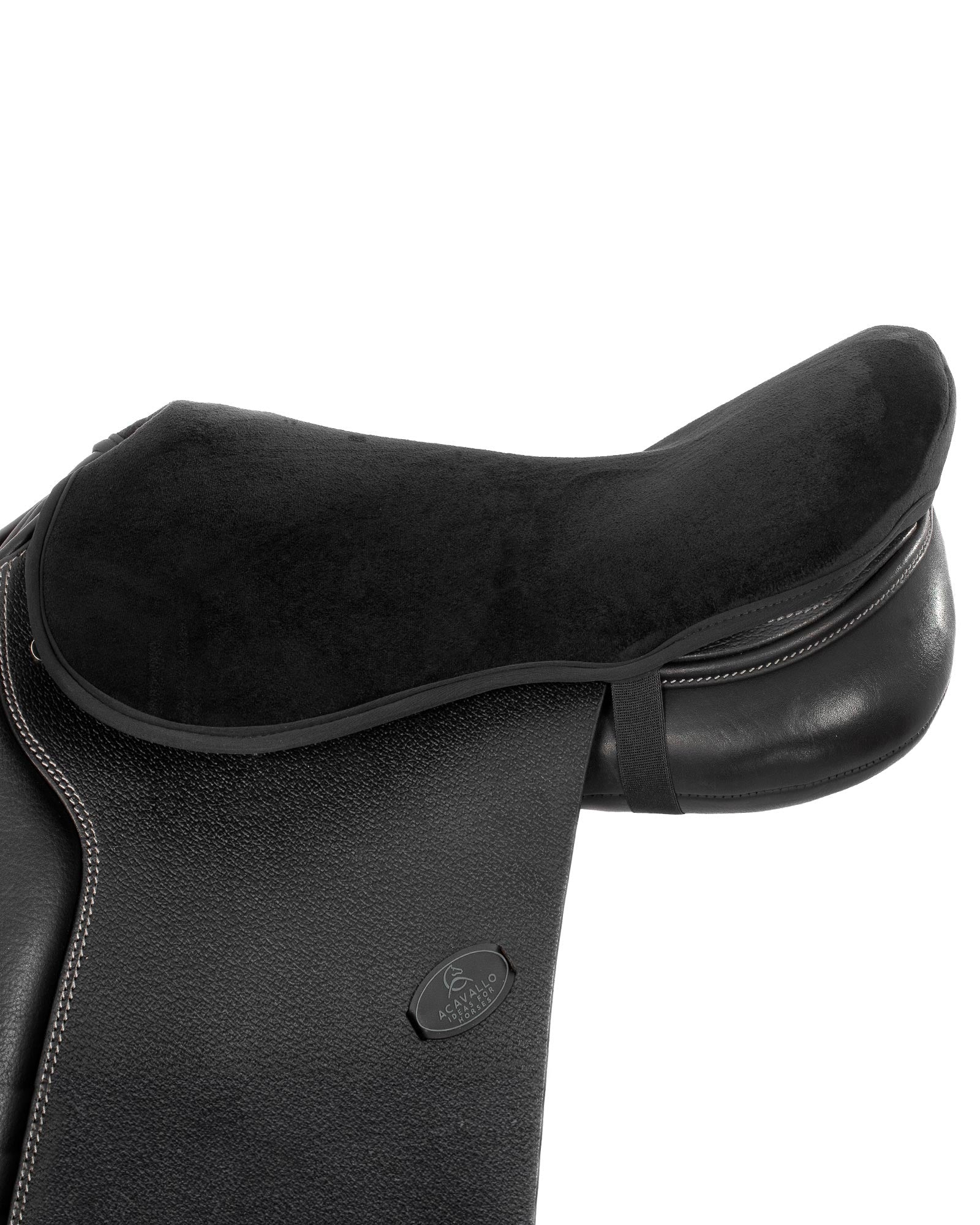 Acavallo Standard Seat Saver Jumping Air Plus Gel-In Dri-Lex 10mm Black