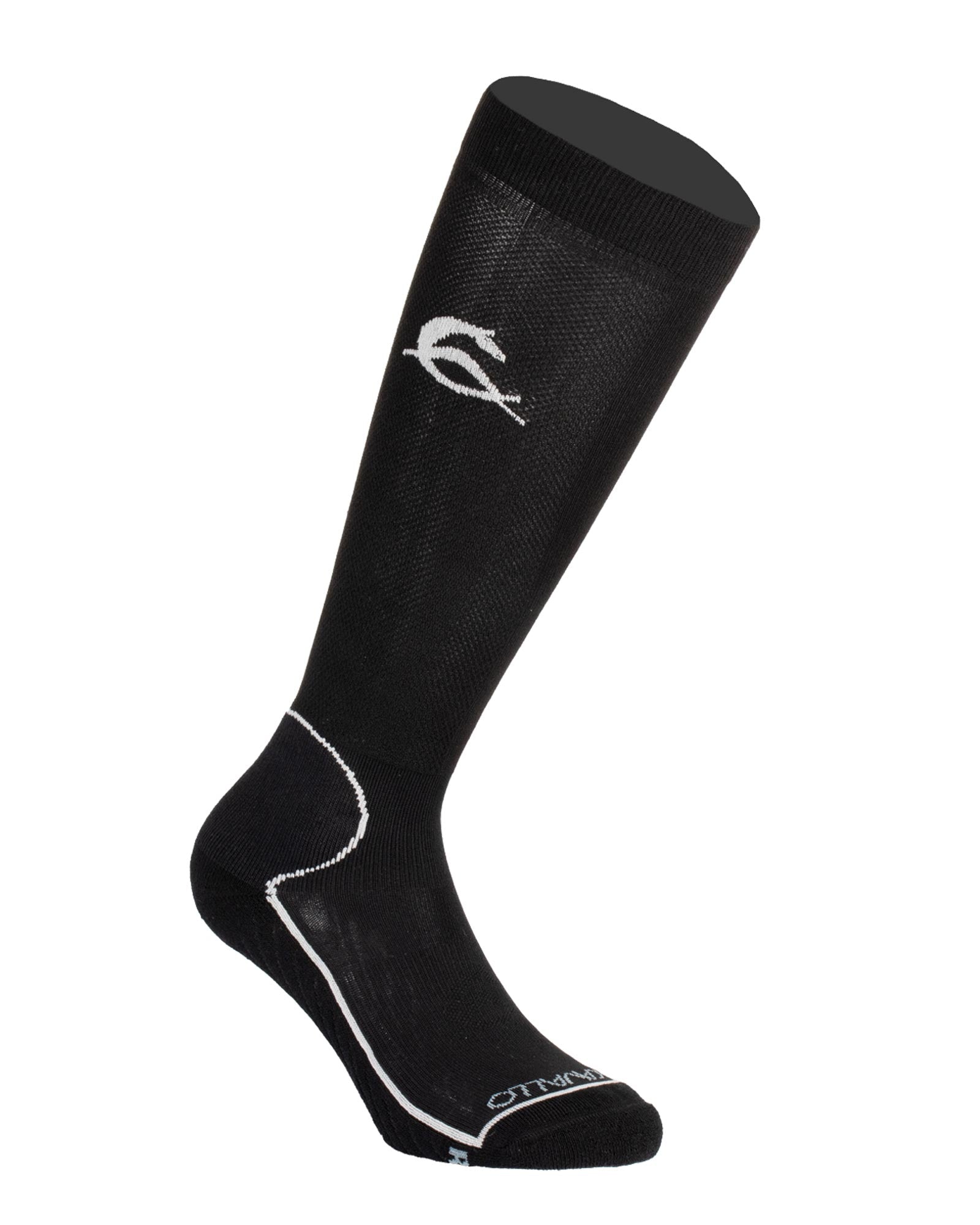 Acavallo Seamless Deocell Socks Black