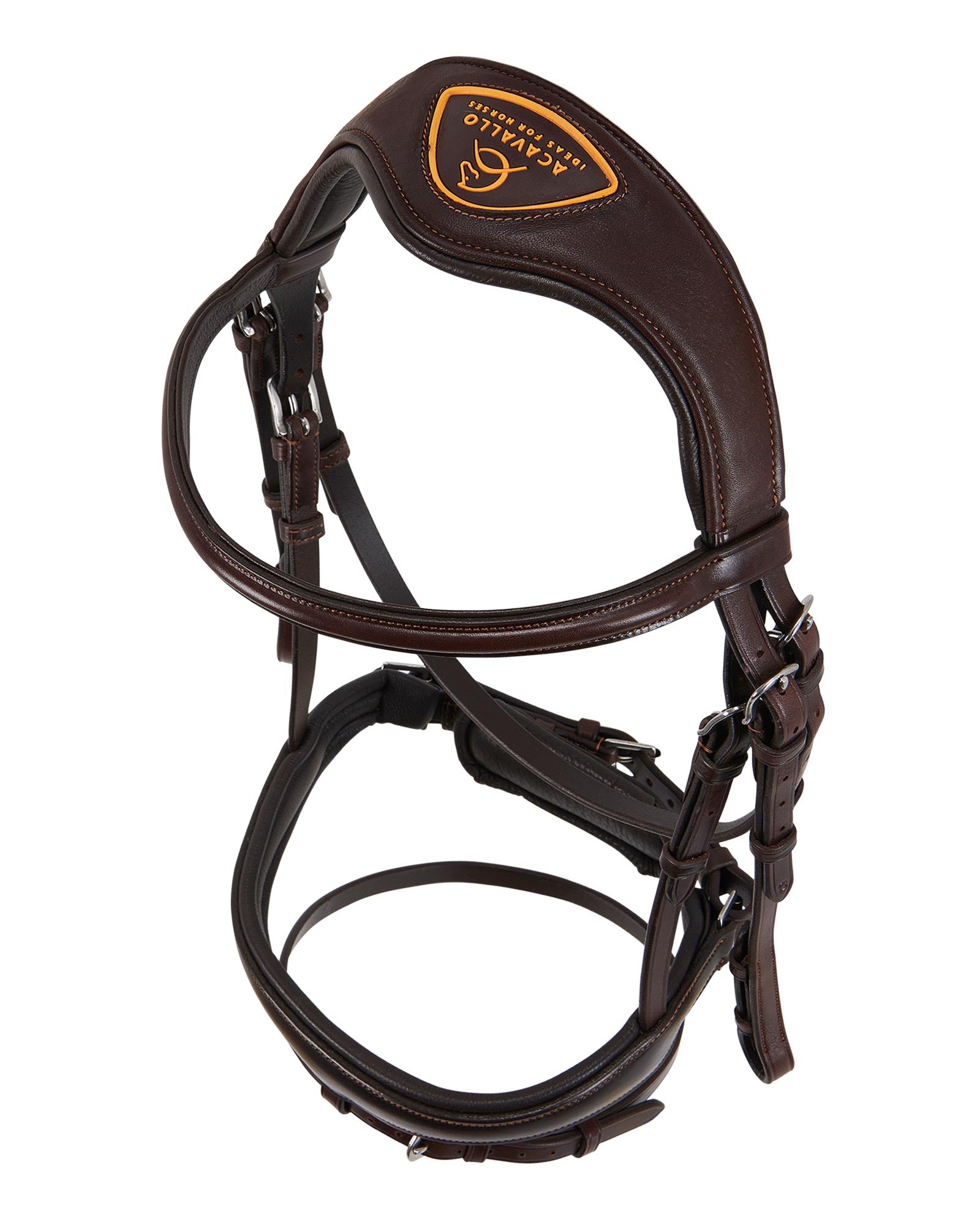 Acavallo Maestà Bridle Calfskin Dark Brown