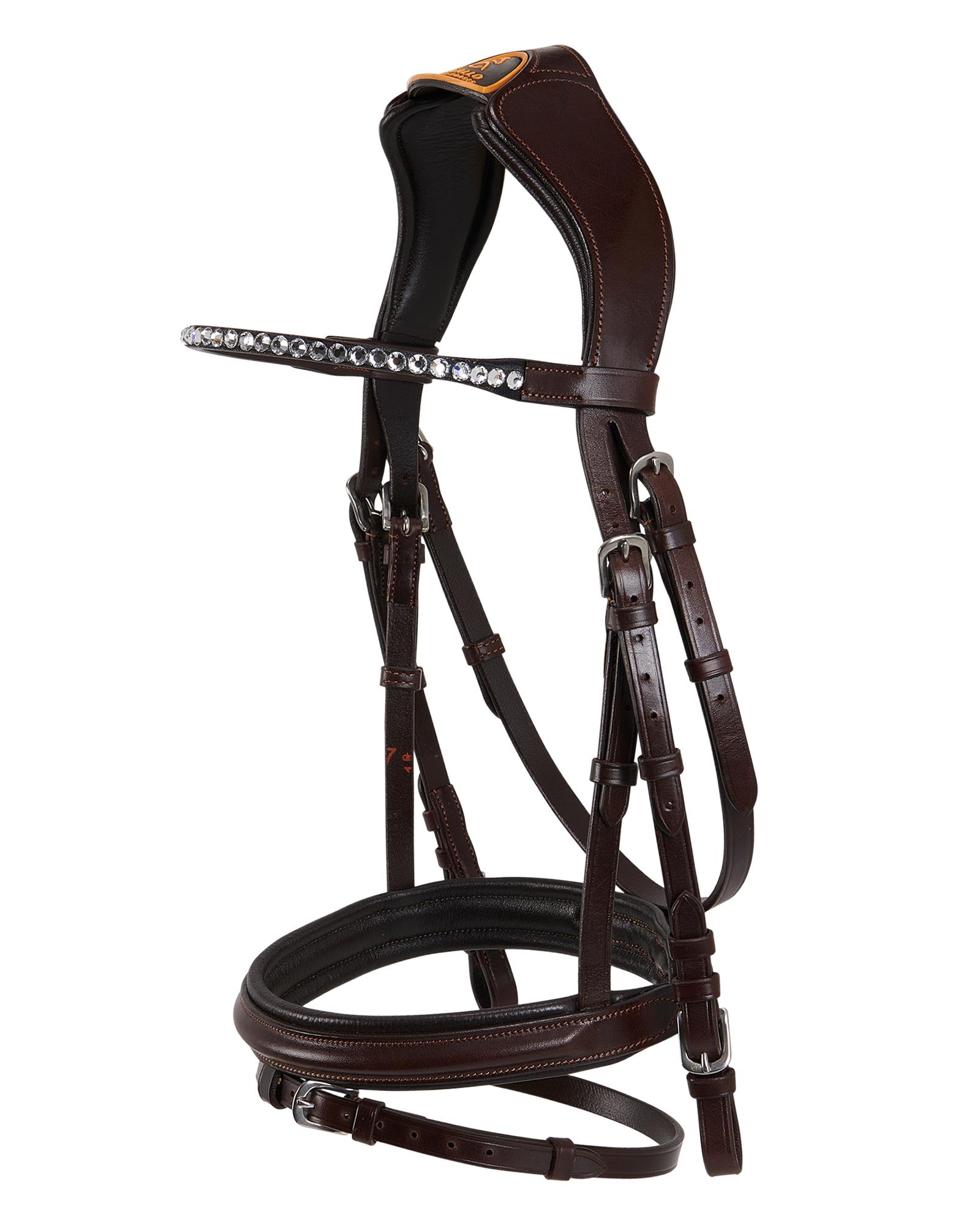 Acavallo Cupido Bridle Calfskin Dark Brown