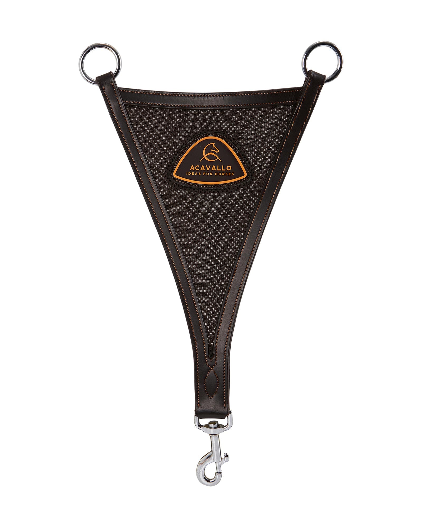 Acavallo Bib Martingale Mesh Insert Dark Brown