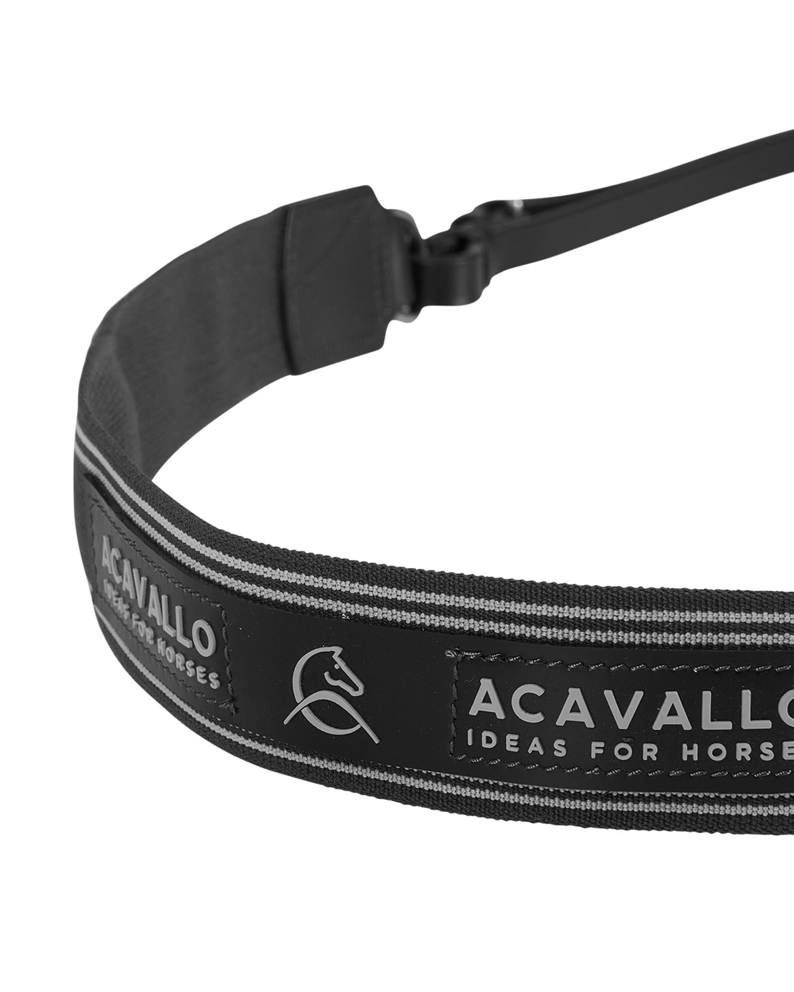 Acavallo Single Breastplate Elastic Band Black